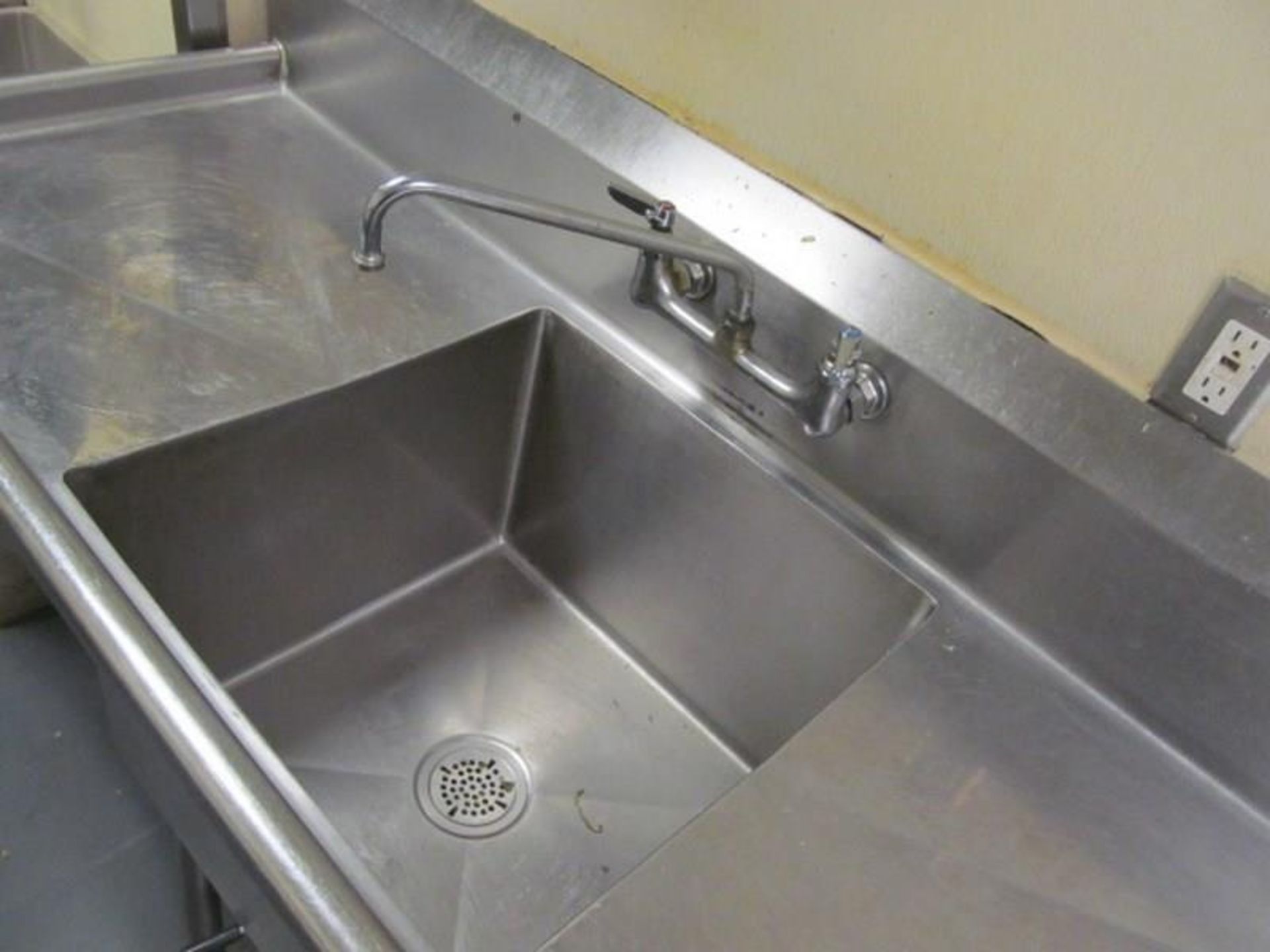 Universal One Compartment Sink w/ Two Drainboards - Image 2 of 2