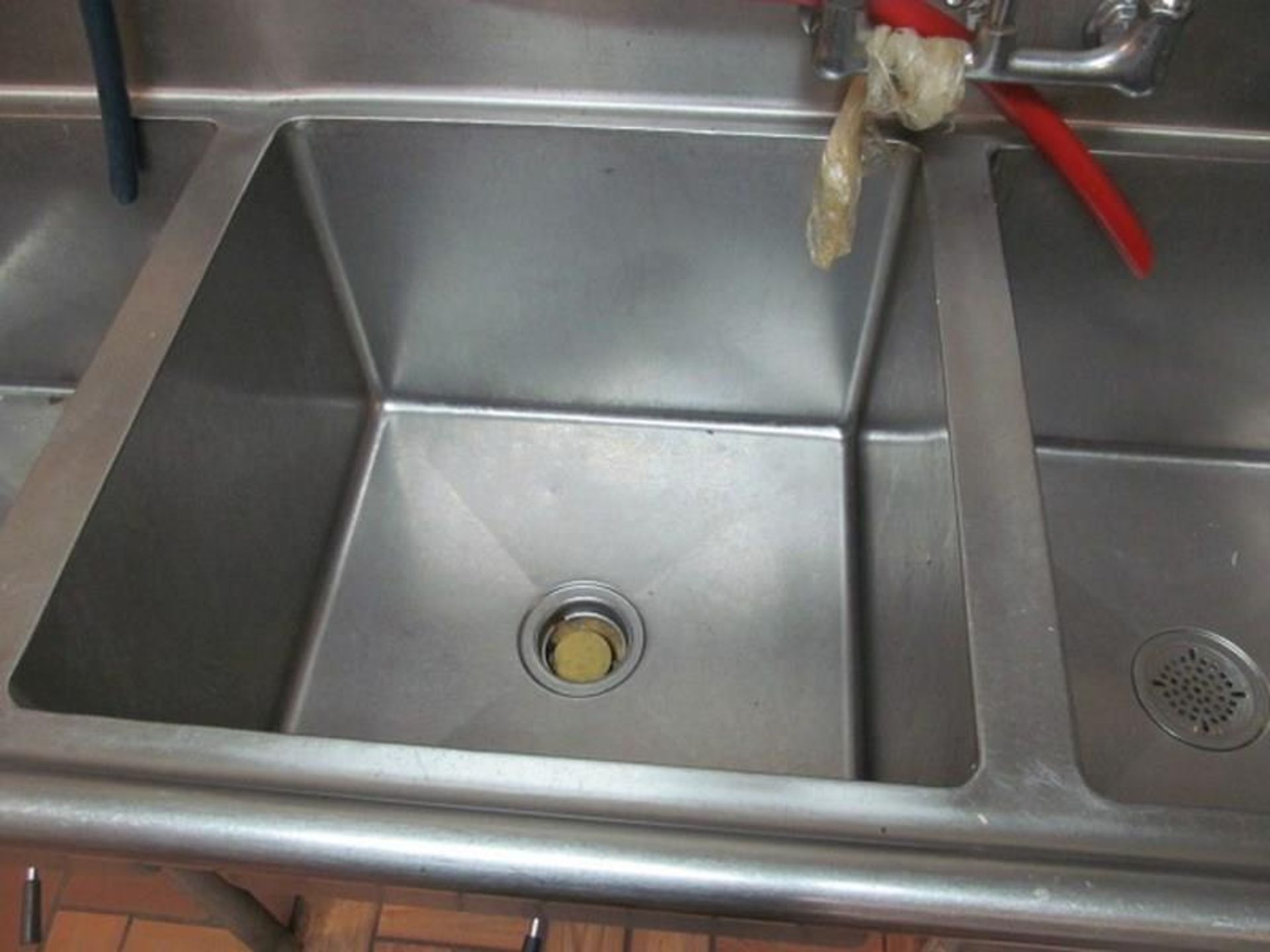 12' Four Compartment Sink w/ Overhead Sprayer - Image 5 of 8