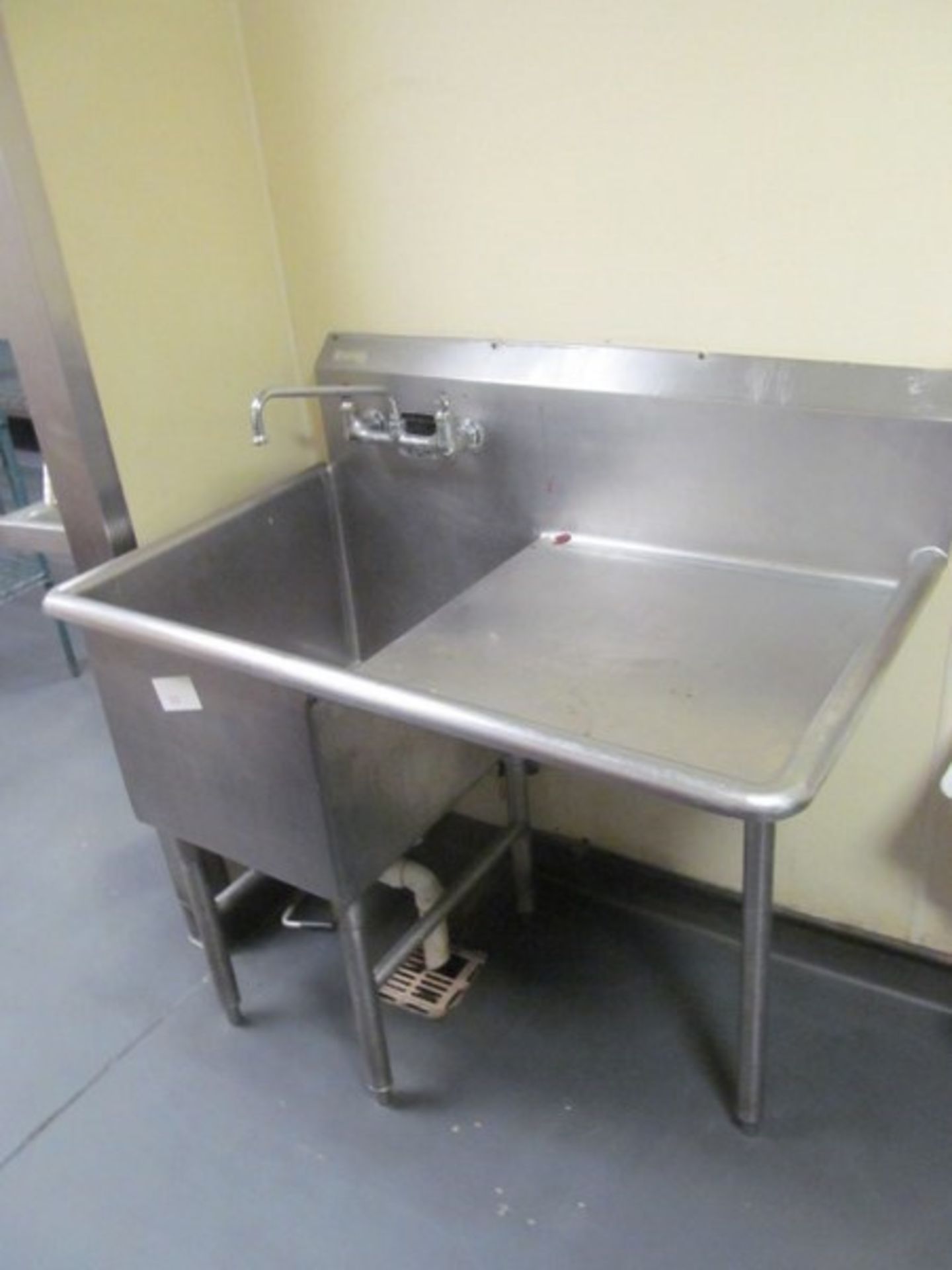 Single Compartment Sink w/ One Drainboard by Universal - Image 2 of 2