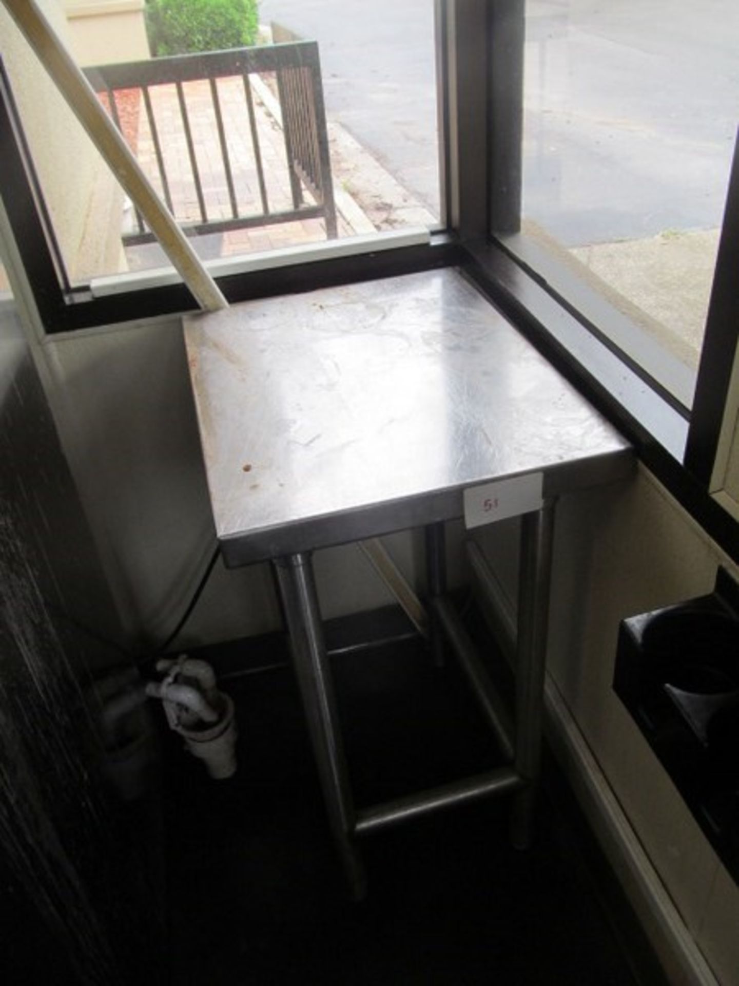 Small Stainless Steel Table - Image 2 of 2