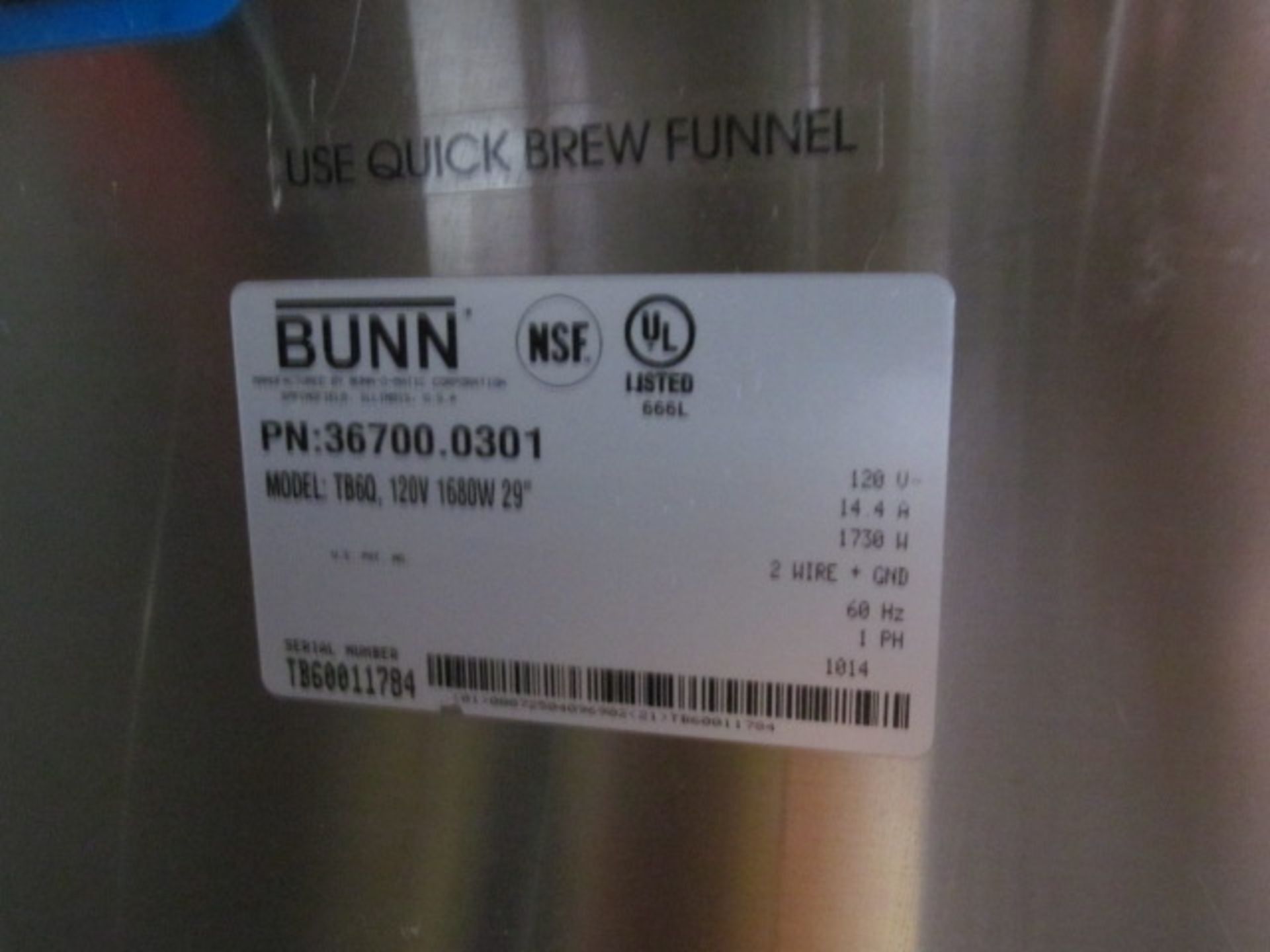 Bunn Dual Tea Brewer, Model: TB6Q w/ Dispensers - Image 4 of 5