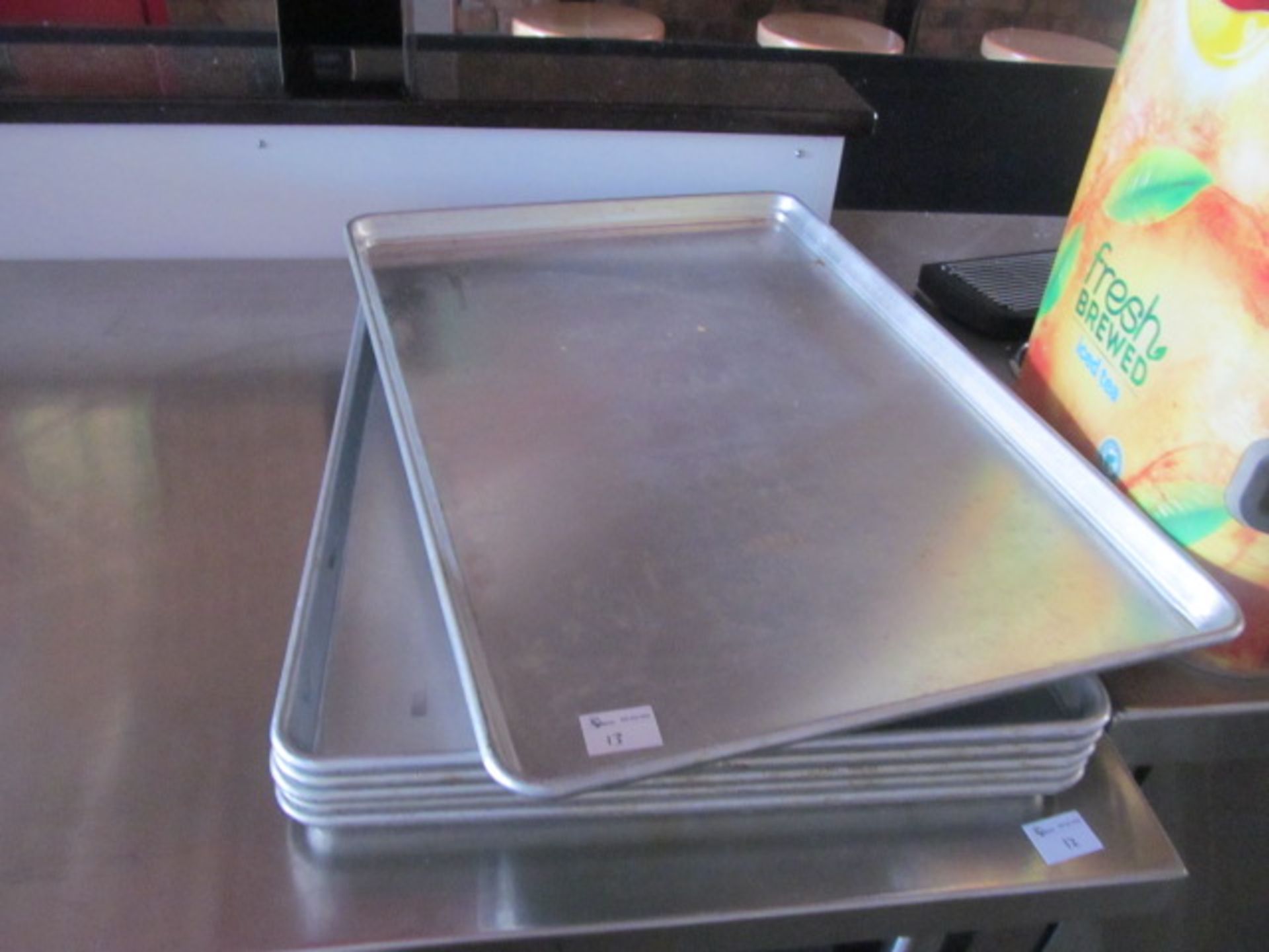 6 Sheet Pans, Aluminum, Like New Condition - Image 2 of 2