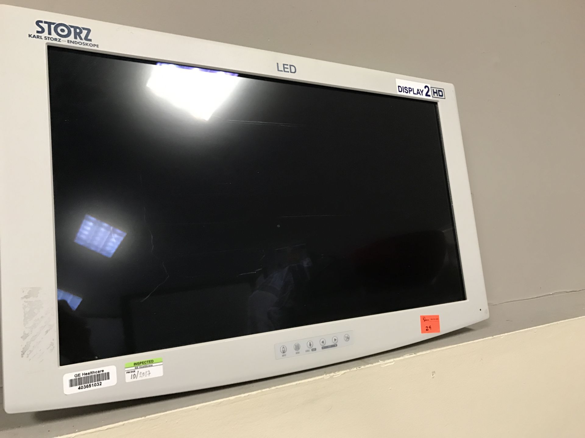 Storz Flat Panel Display TV, 26", LED, HD, Wall Hung, By NDS Surgical Imaging, Model: SC-WU26-A1511 - Image 2 of 2