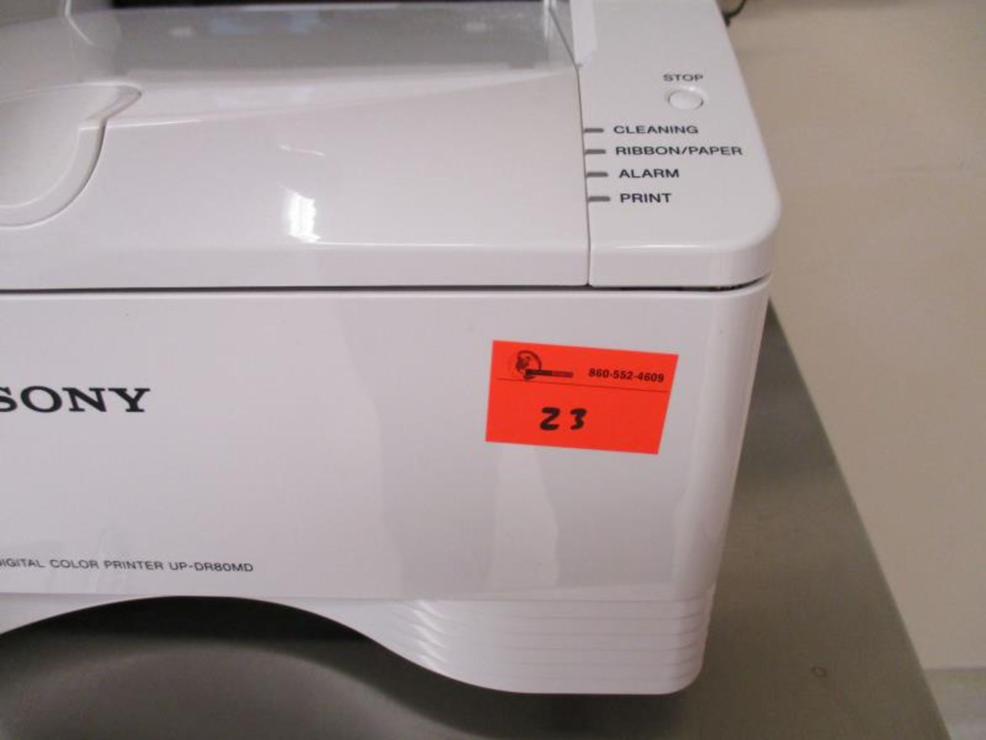 Sony Digital Color Printer, Model: UP-DR80MD, SN: 876048 w/ Roll of Paper - Image 2 of 2