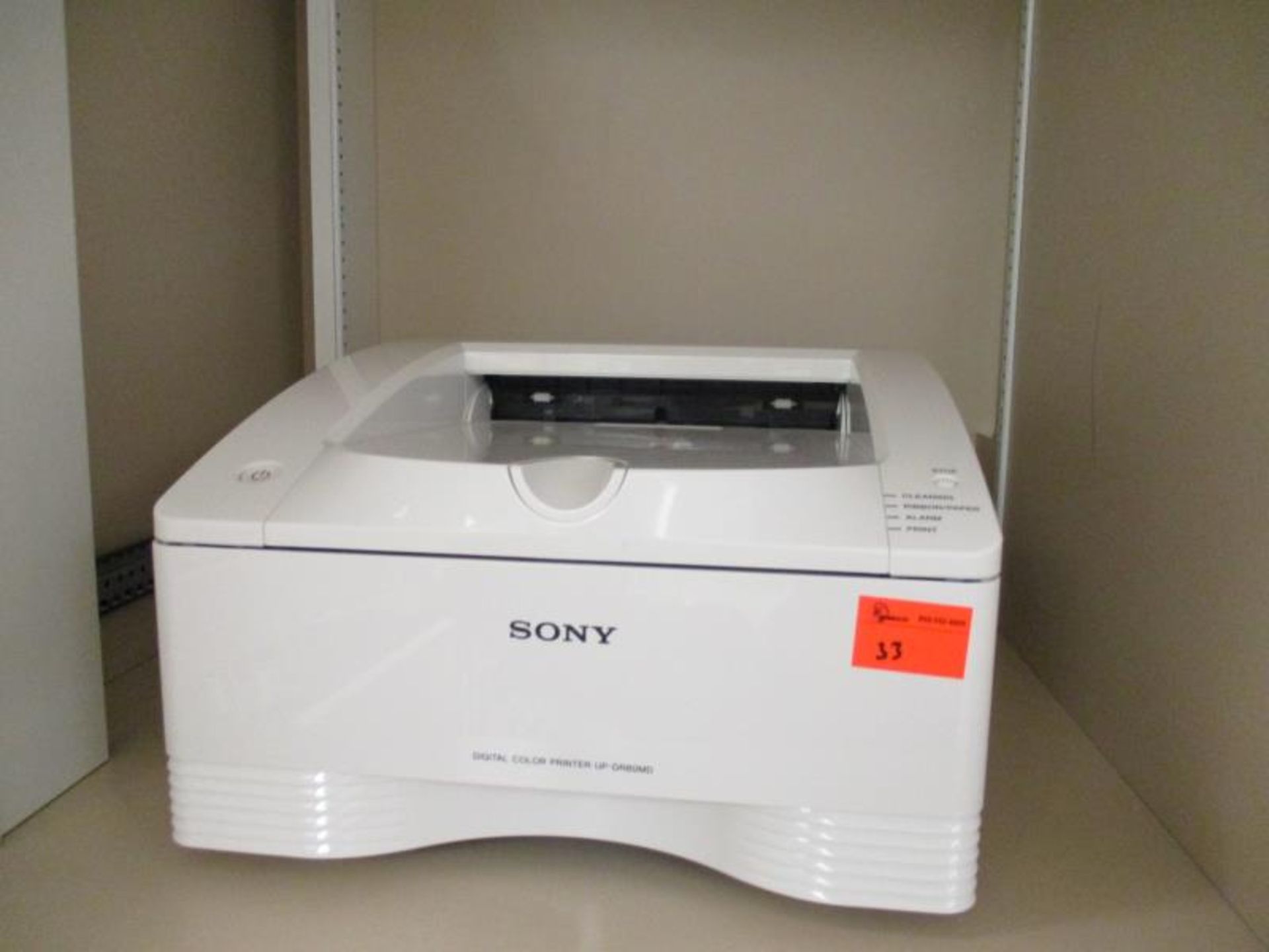 Sony Digital Color Printer, Model: UP-DR80MD, SN: 87647 w/ Roll of Paper