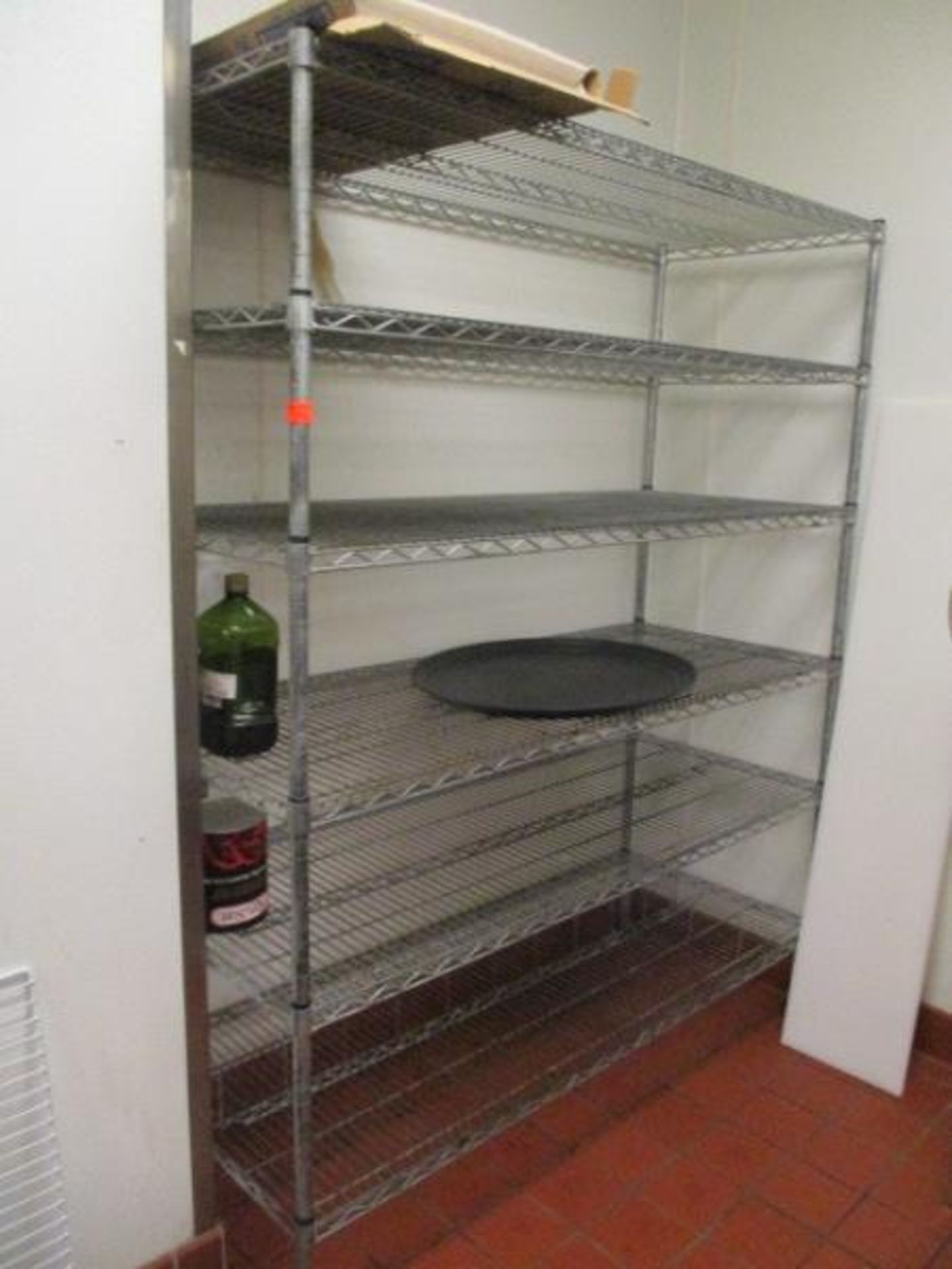 Rack, Metal Wire w/ 6 Shelves, 5' x 2' x 6'