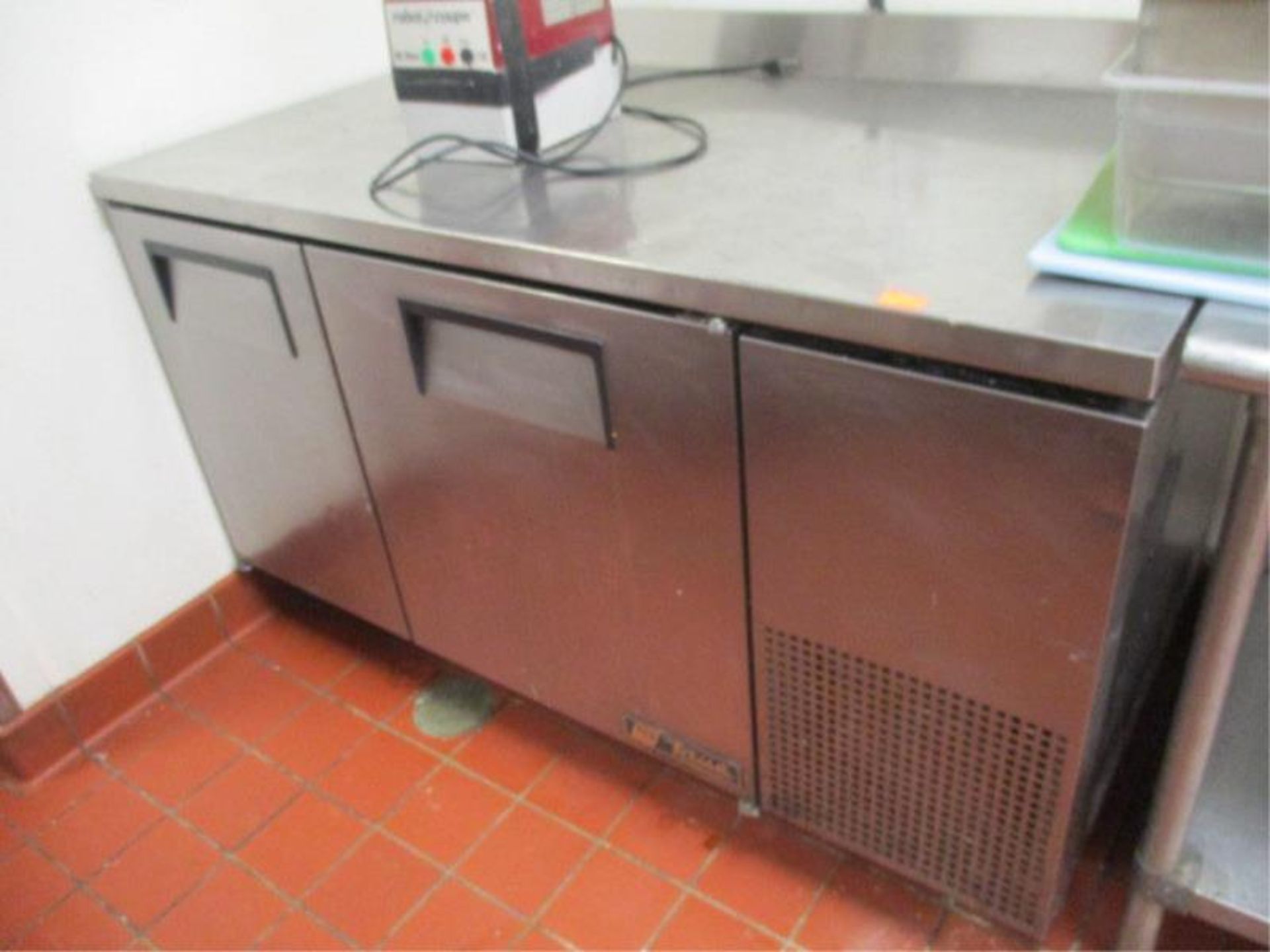 Worktop Refrigerator w/ 2 Lower Doors, By True, Model: TWT-60-32F, SN: 5274687 - Fan Not Working But