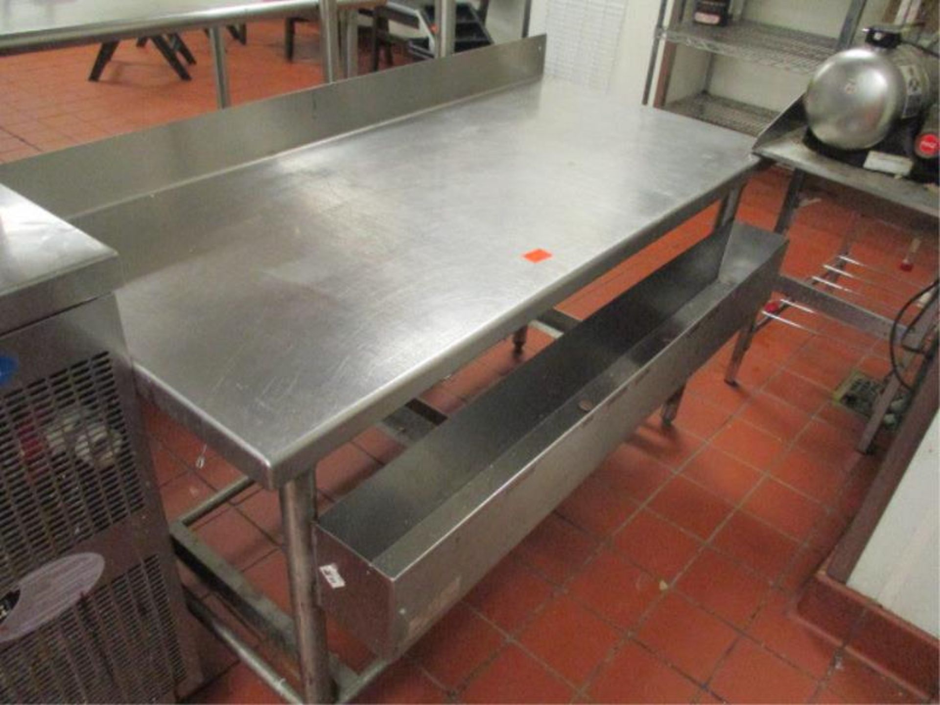 Prep Table, Stainless Steel, Short w / Speed Rail, 4.5' - Image 2 of 2