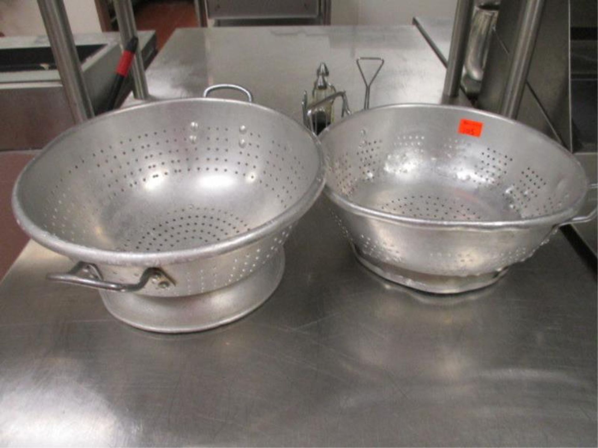 (2) Aluminum Colanders