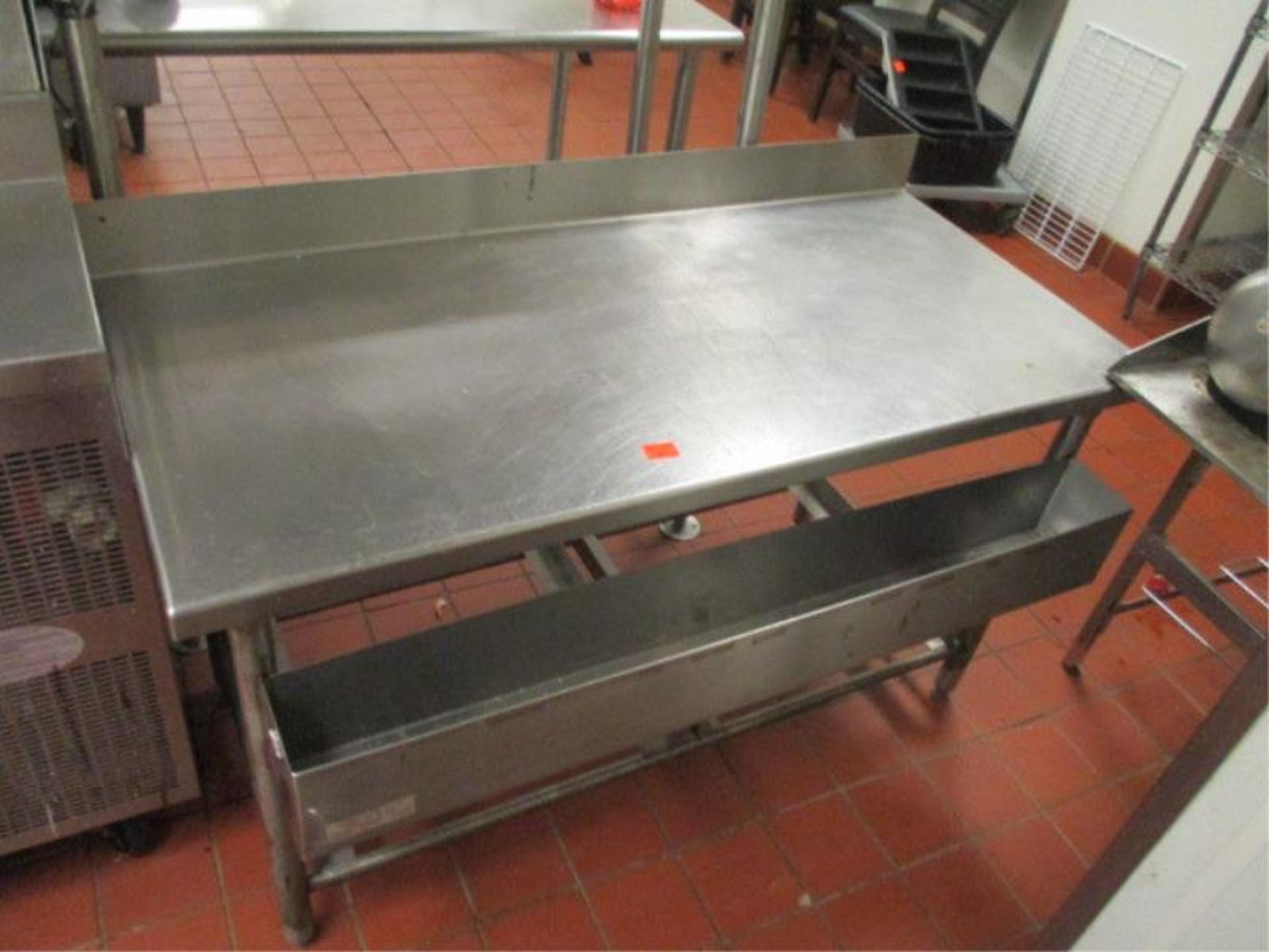 Prep Table, Stainless Steel, Short w / Speed Rail, 4.5'