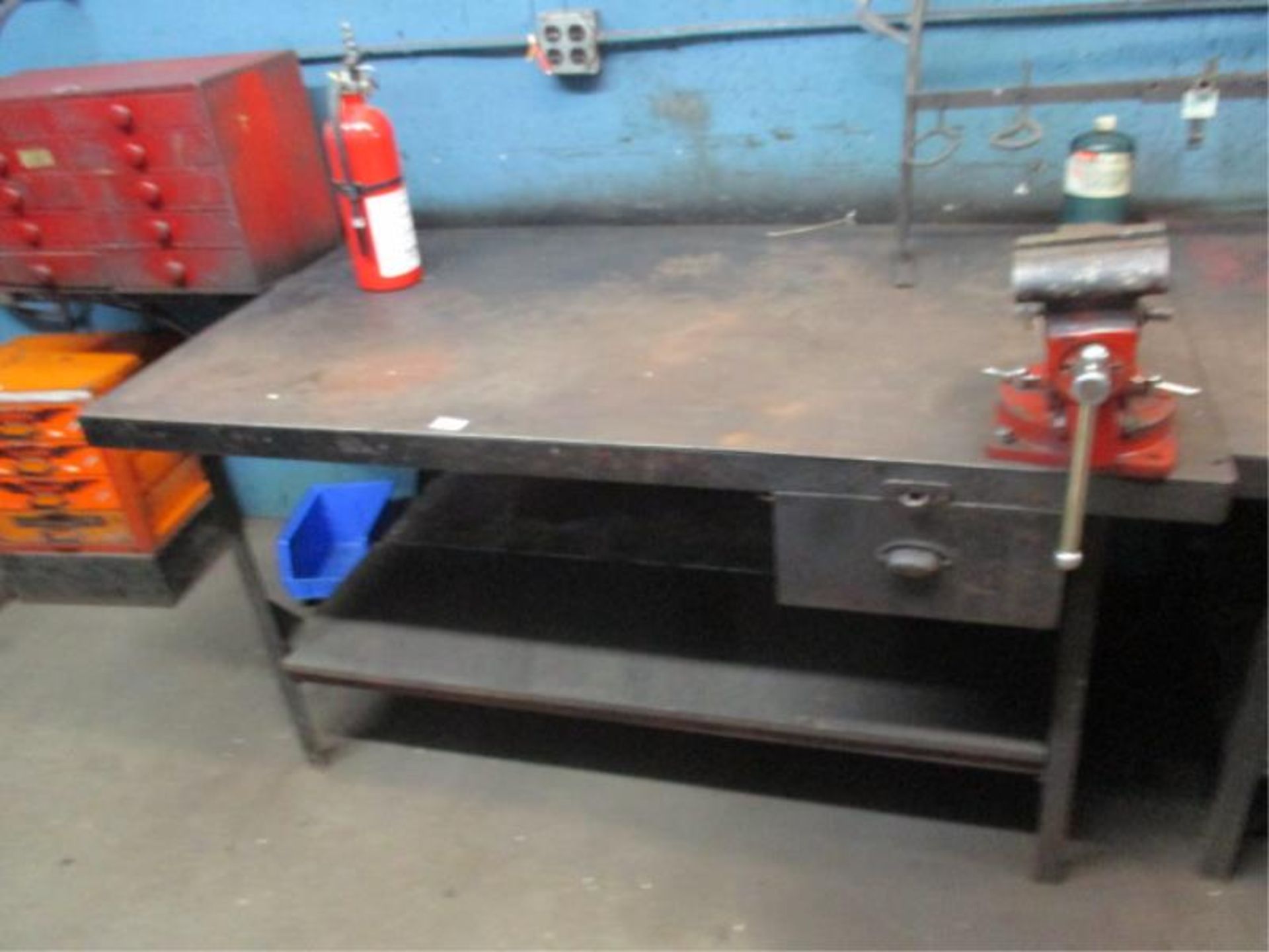 5 Ft Steel Workbench with 5 Ft Multifunction Vise Model RBV-5