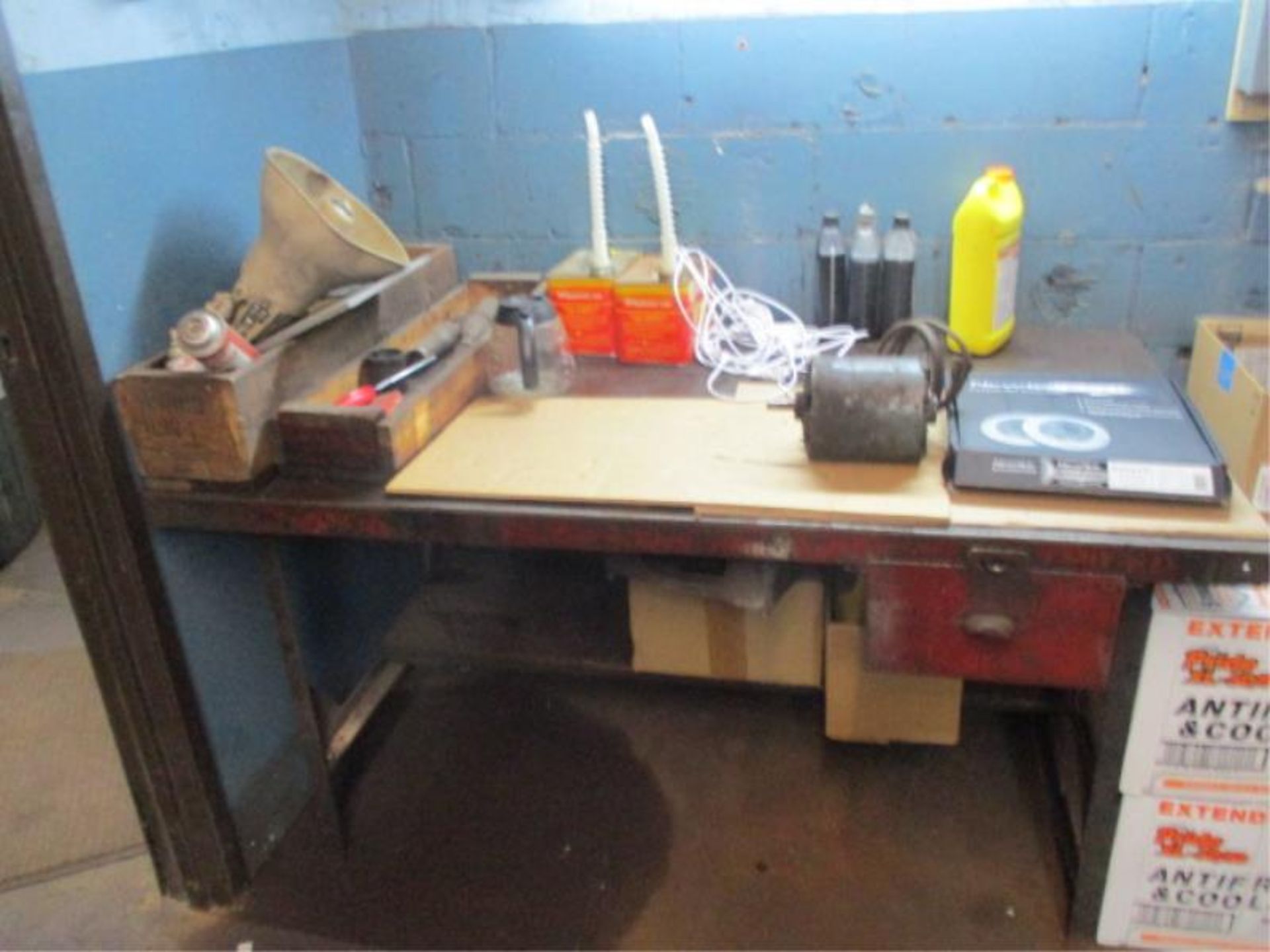 Steel Worktable with one Drawer