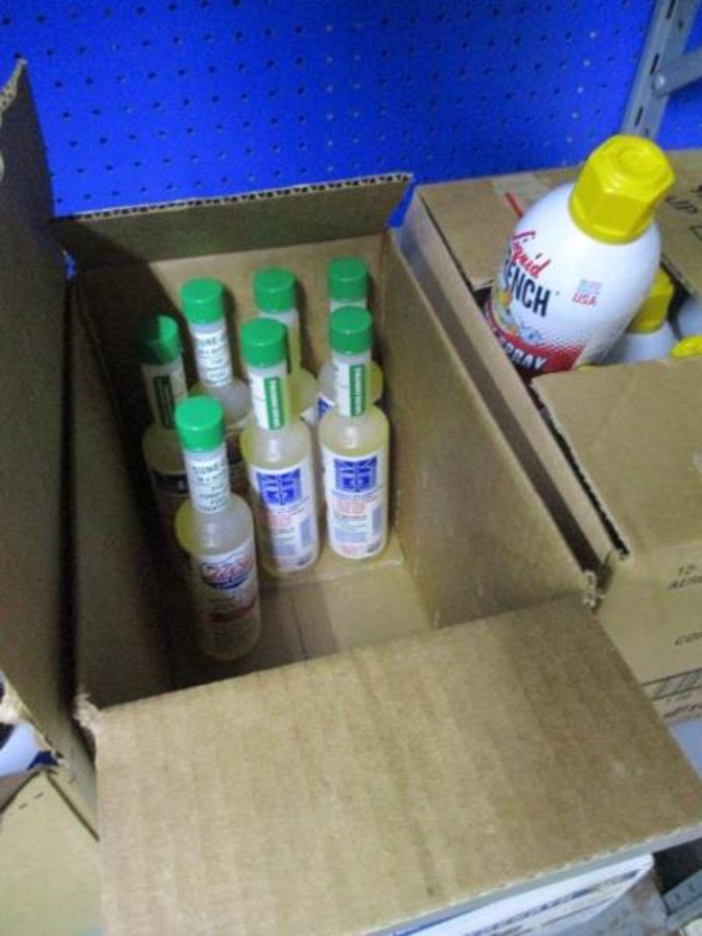 Case of starting Fluid, (7) Botlles of Lucas Injector Cleaner, Case Liquid Wrench Silicone Spray - Image 3 of 4