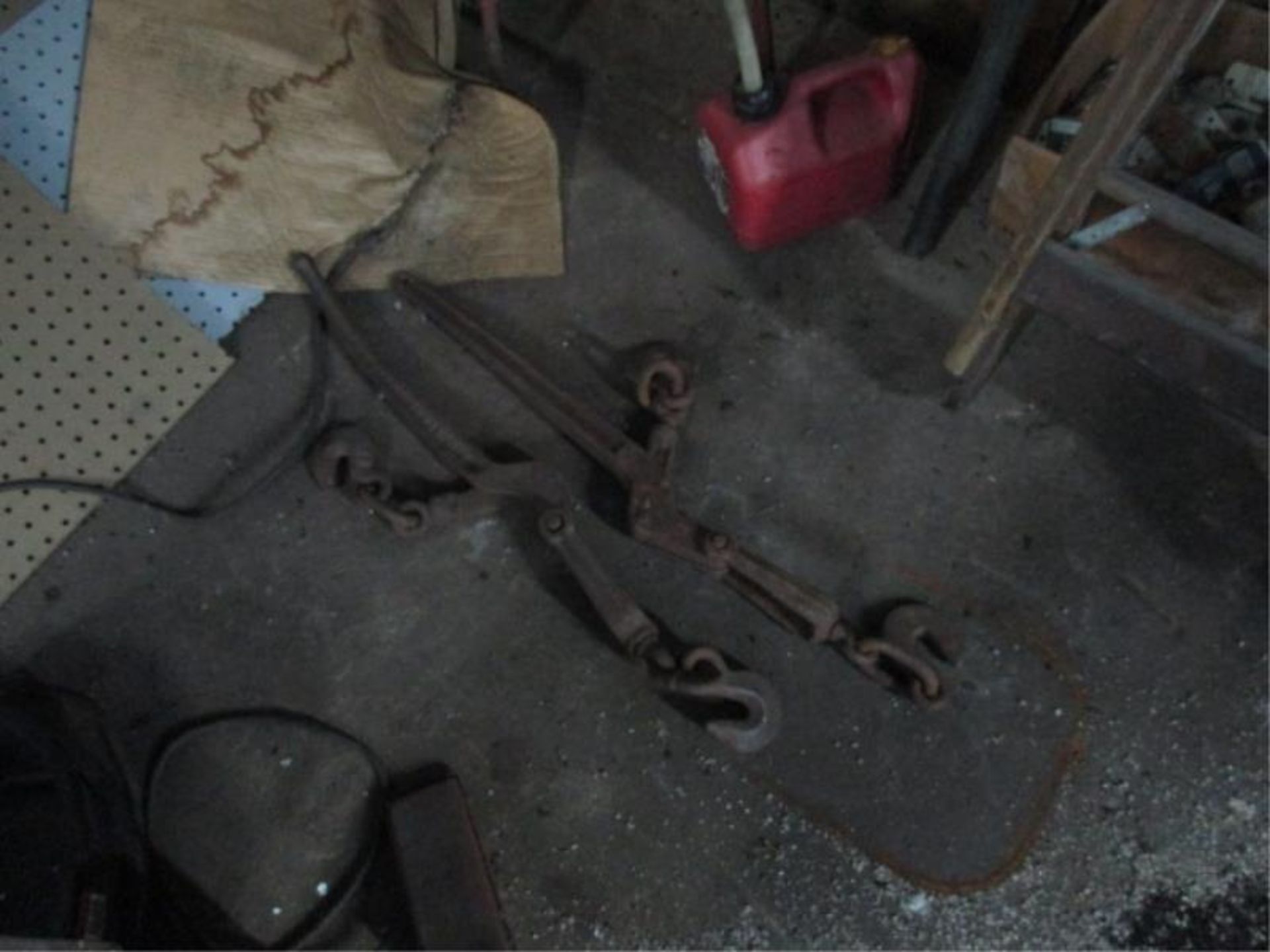 Pipe Bender, Jeepers Creeper, Stool, Step Ladder, Jack Stand and 2 Chain Binders - Image 2 of 7