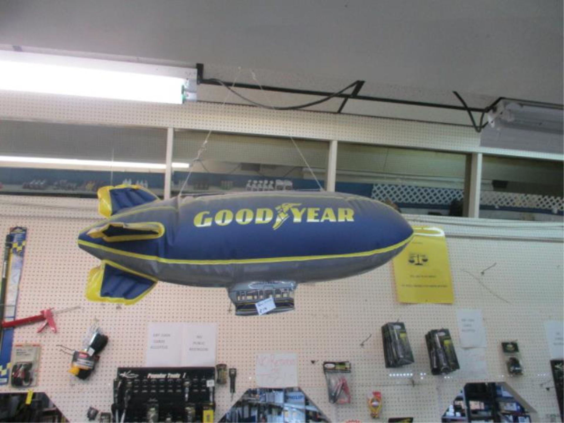 Goodyear Blimp and 9 Banners