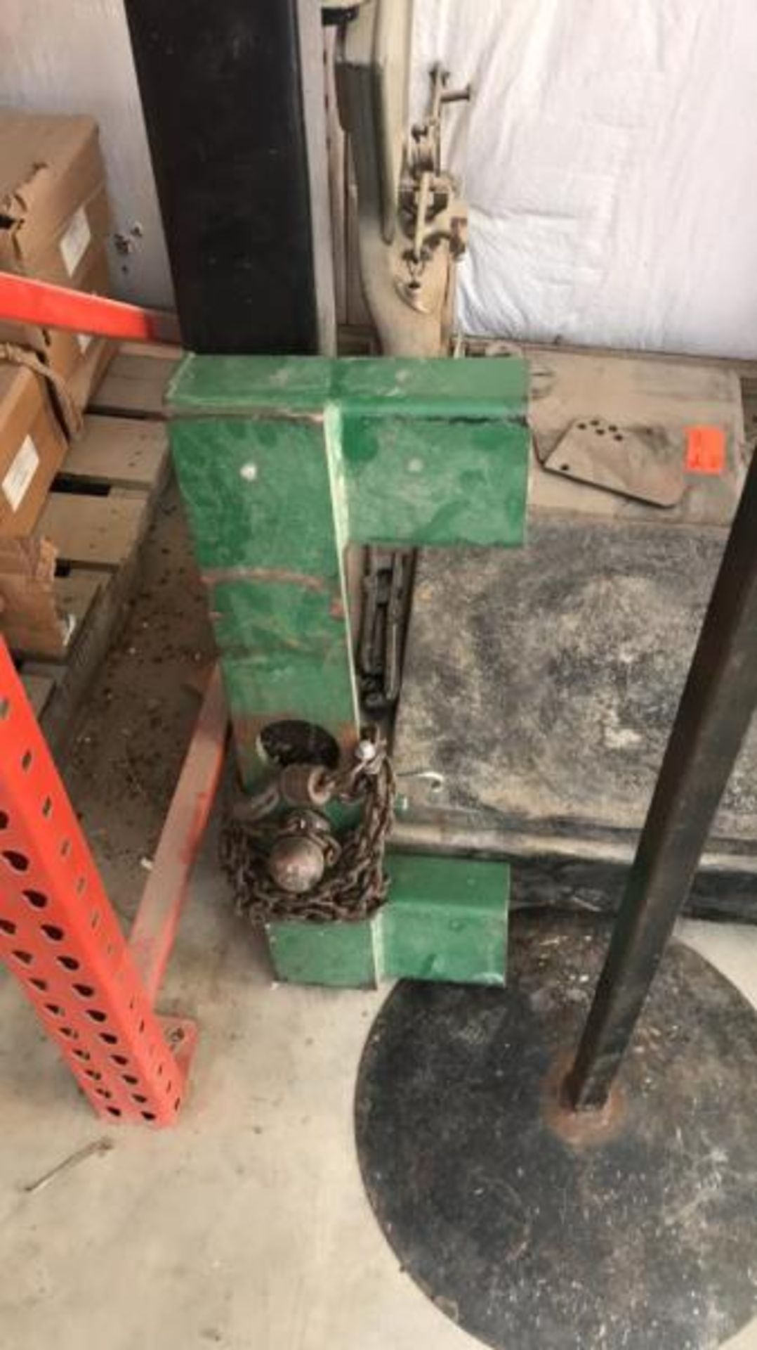 Trailer hitch, chain, Fork attachment