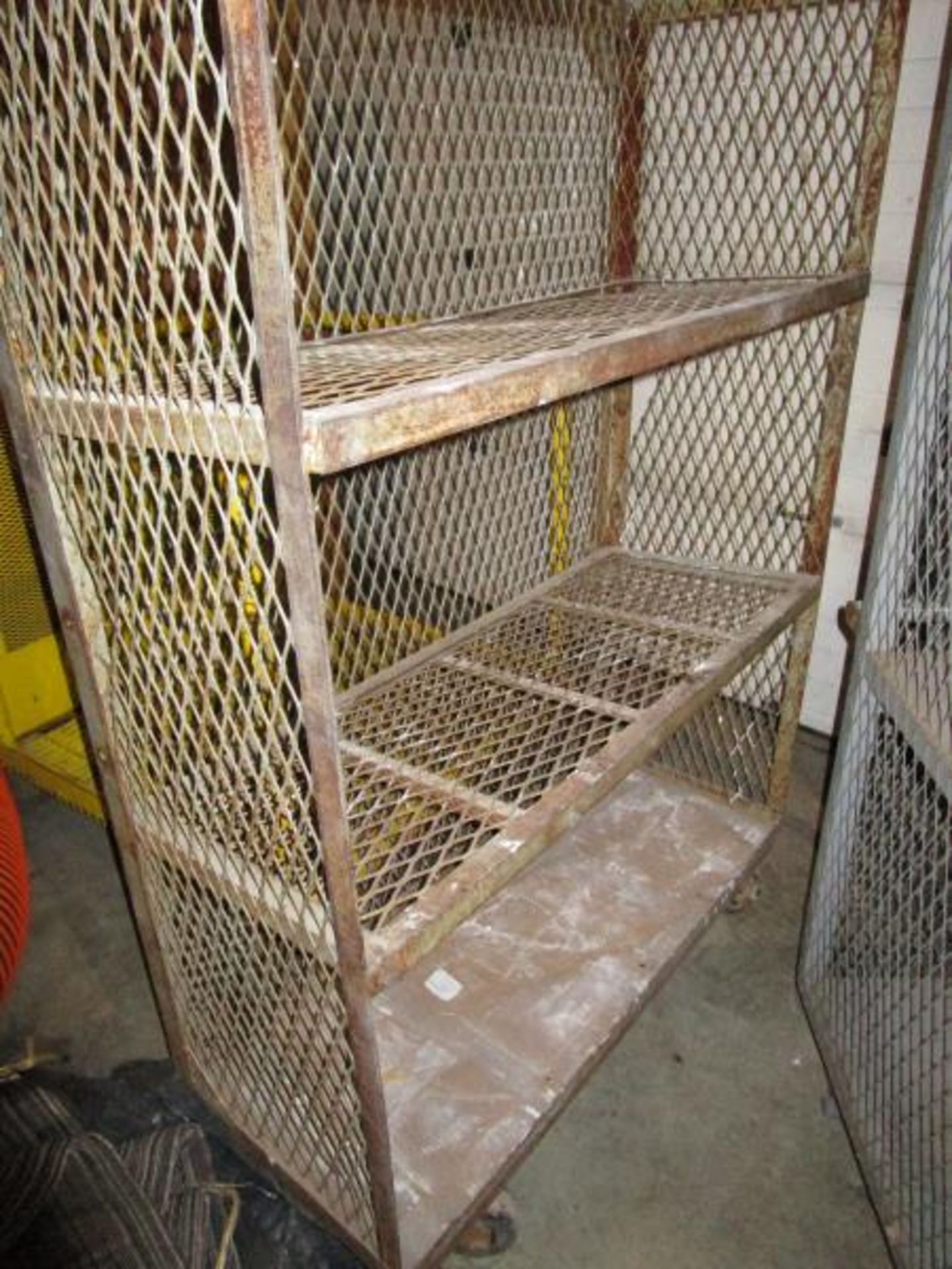 Storage Cart, Metal Wire w/ 3 Shelves on Casters