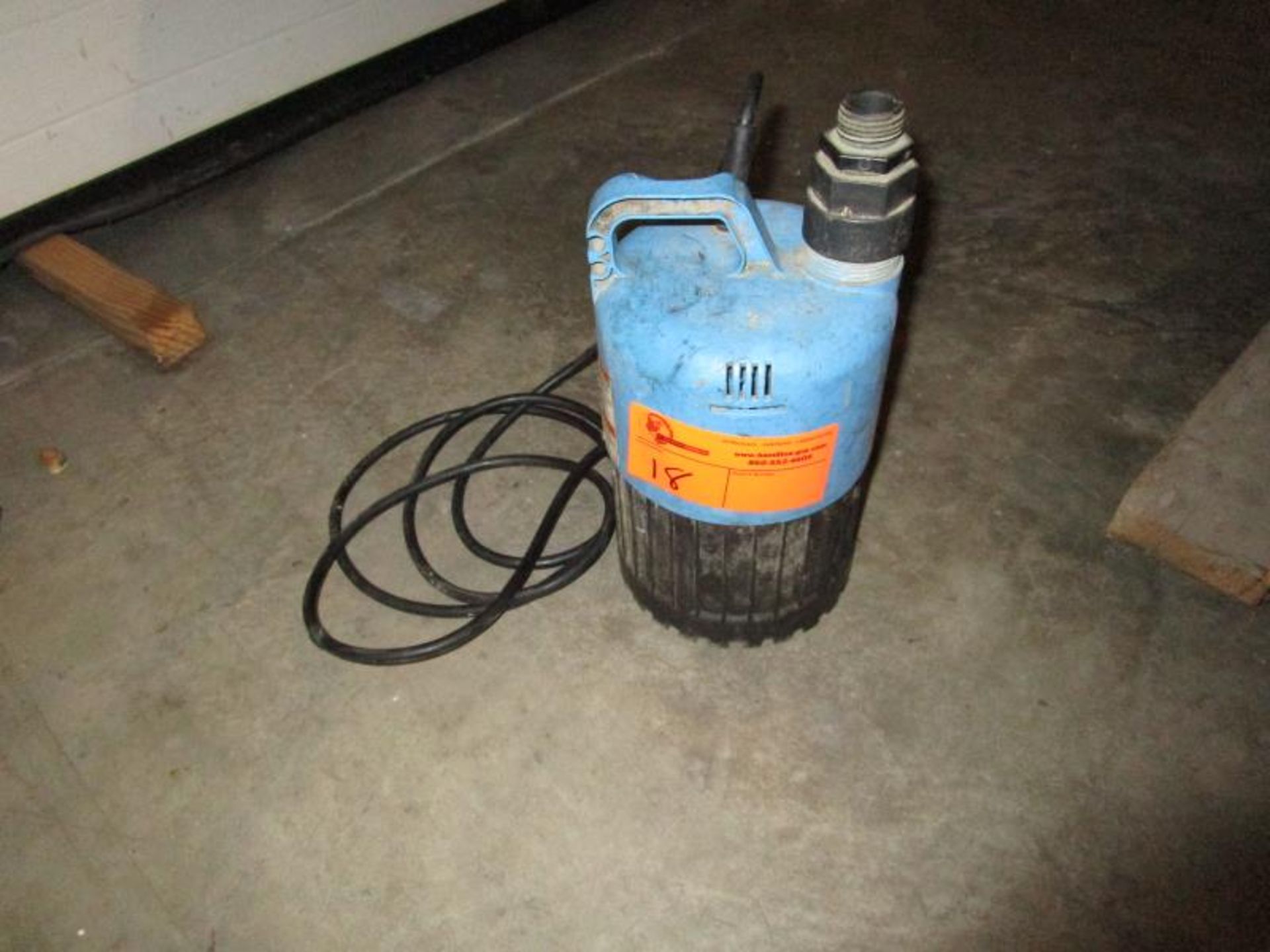 Sump Pump, Blue - No Tag