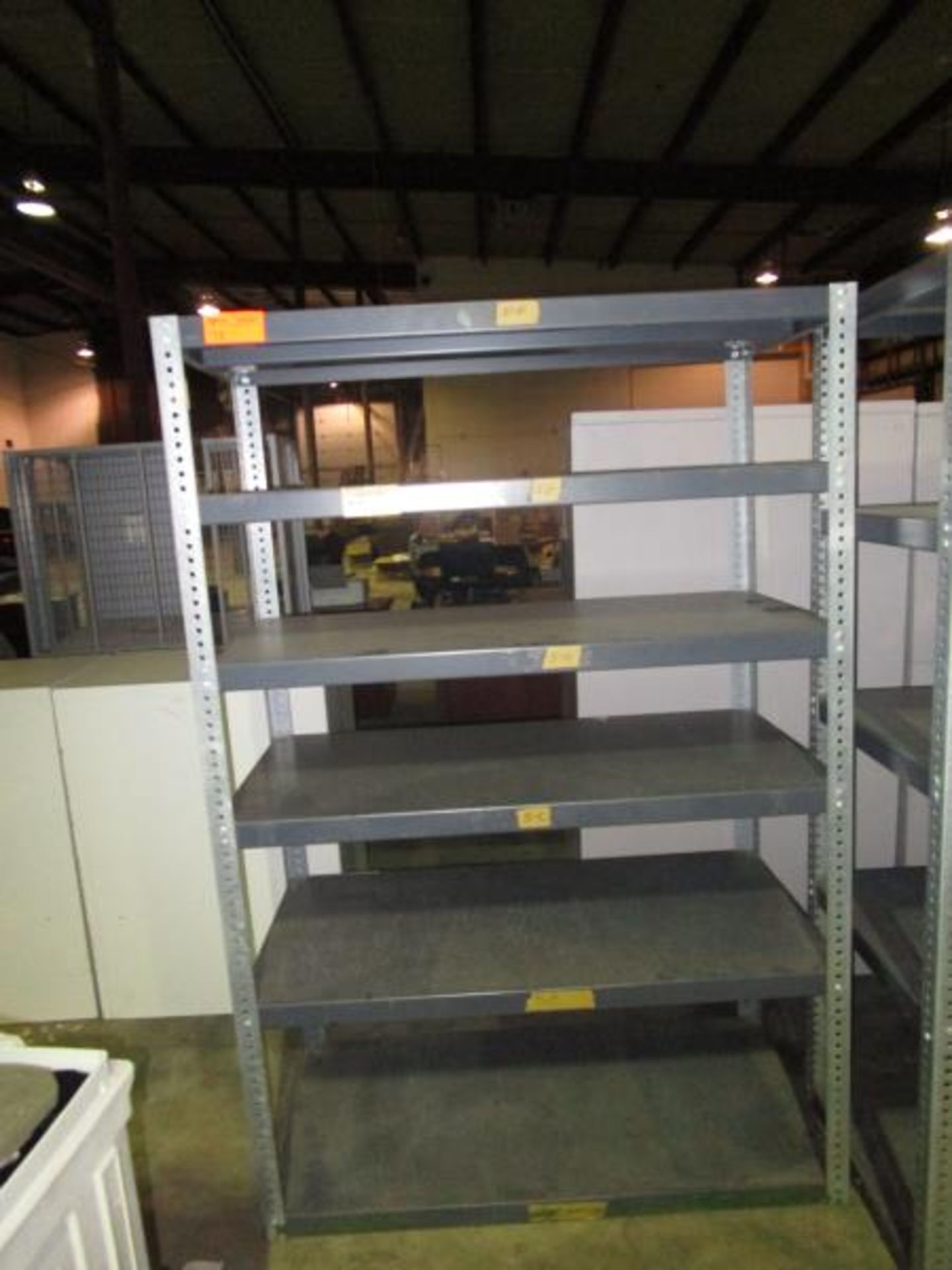 Metal Shelving Unit, Grey w/ 6 Shelves, 4' x 2' x 6' 6'