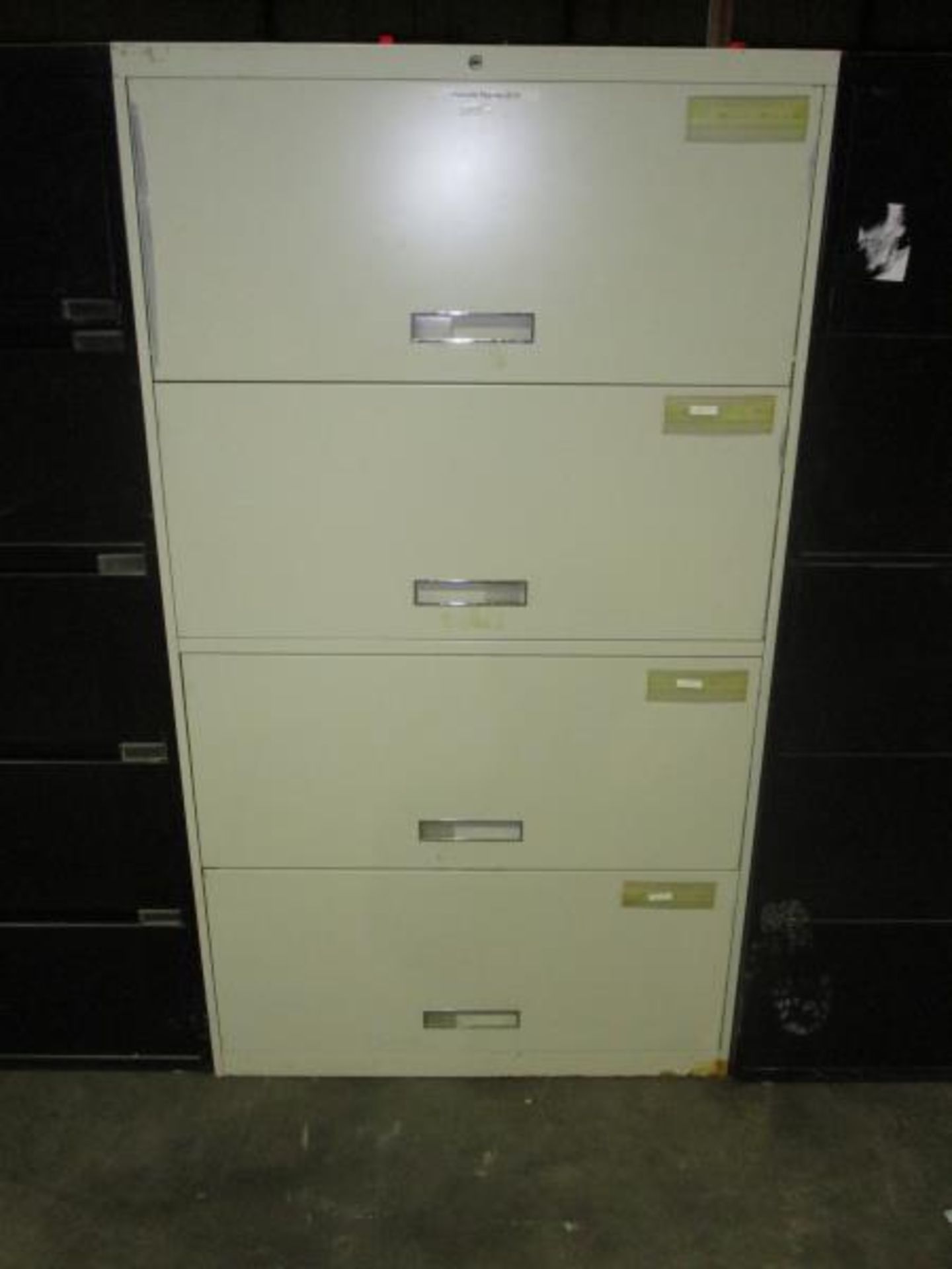(4) Lateral Metal File Cabinets w/ 3 - 5 Drawers - Image 2 of 4