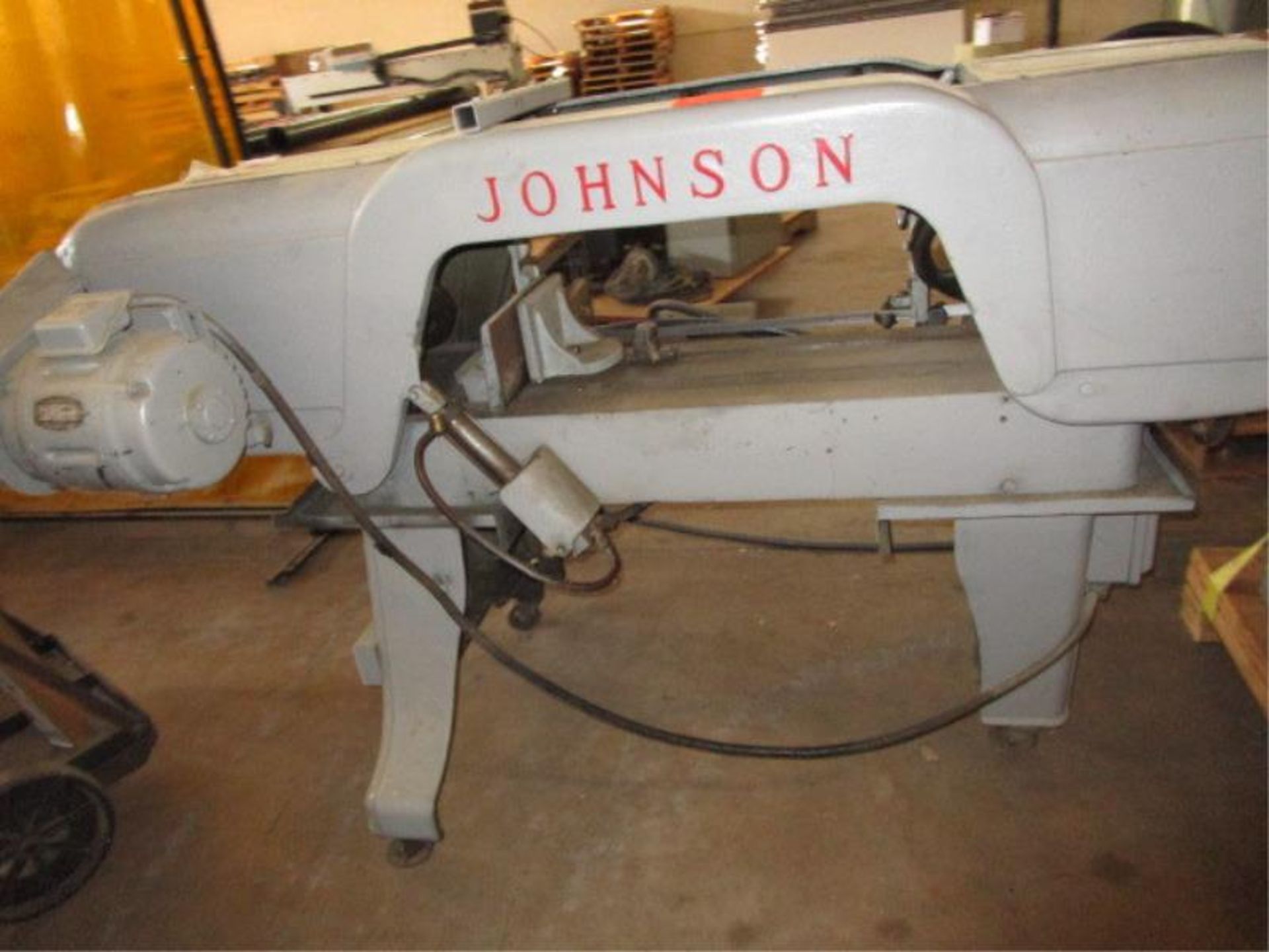 Johnson Horizontal Bandsaw, Model: 3, SN: 6591, HP: 3/4 HP: 3/4 - Image 4 of 6