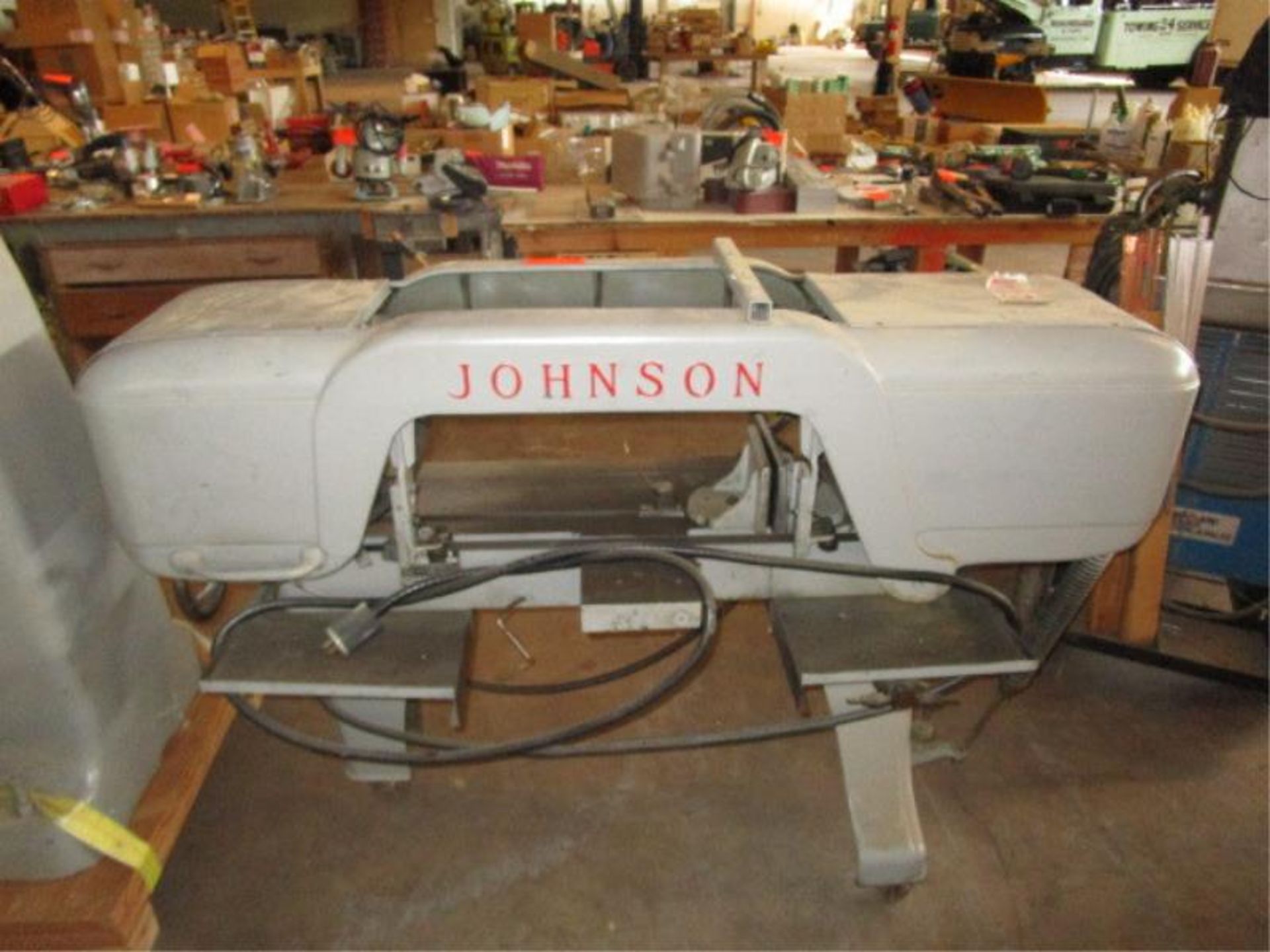 Johnson Horizontal Bandsaw, Model: 3, SN: 6591, HP: 3/4 HP: 3/4 - Image 5 of 6