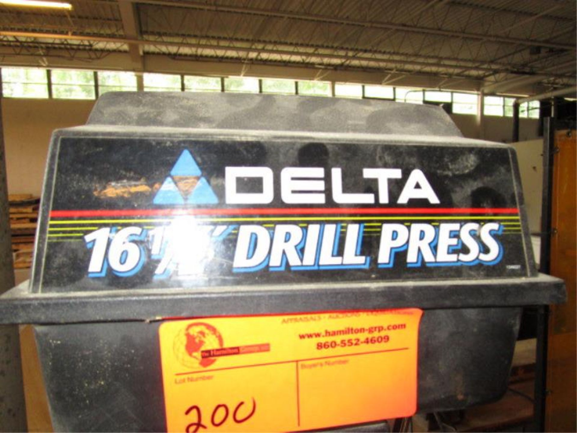 Delta 16.5 Drill Press, Model: 17-965, SN: W9914, 3/4HP Motor, SN: 1312023 3/4HP Motor, SN: 1312023 - Image 5 of 6