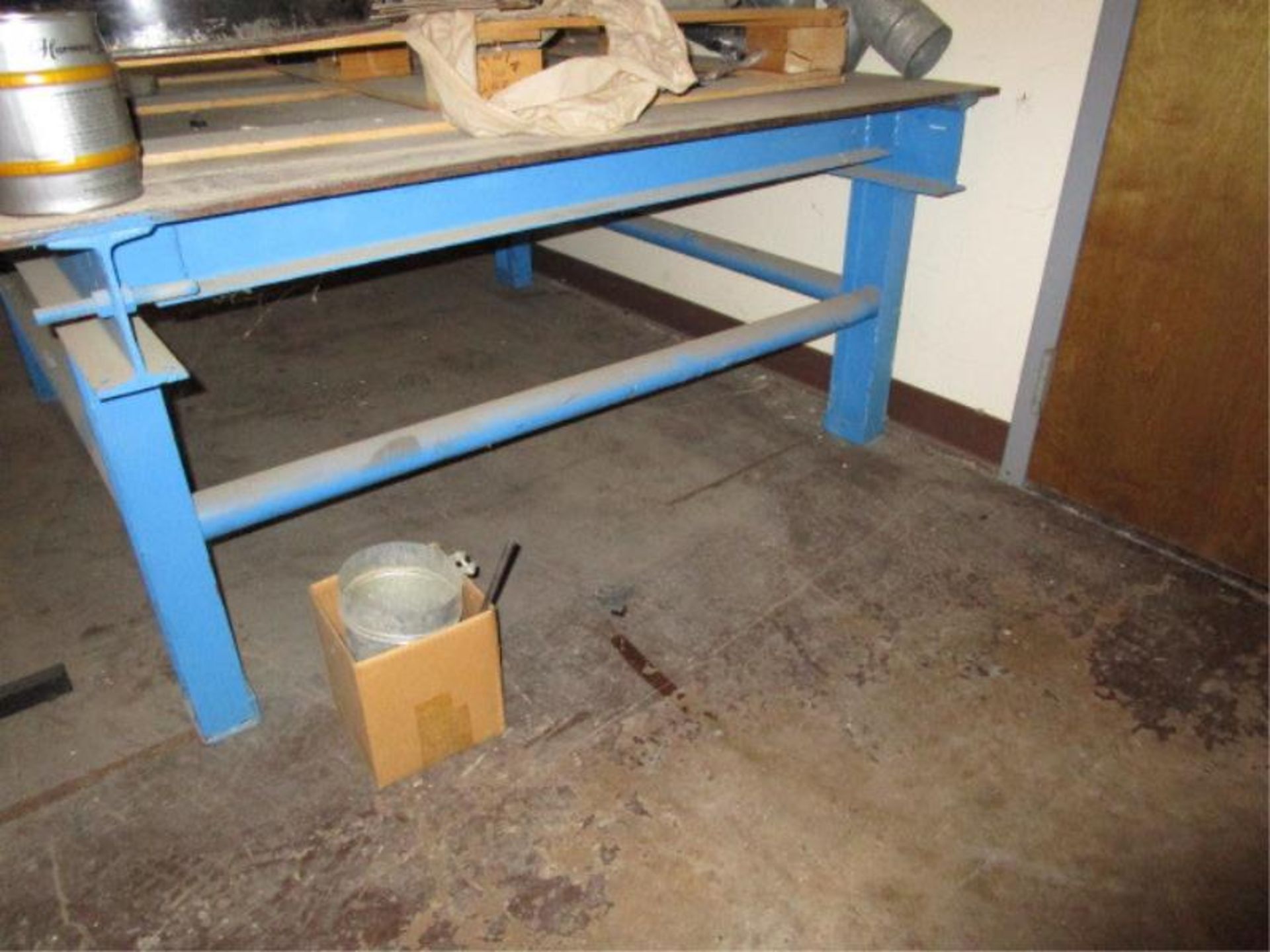 Steel Welding Table 10' x 5' - Image 3 of 3