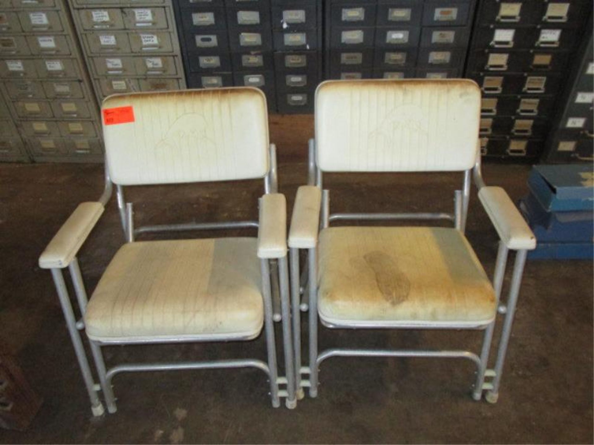 (2) Aluminum Frame Boating Chairs