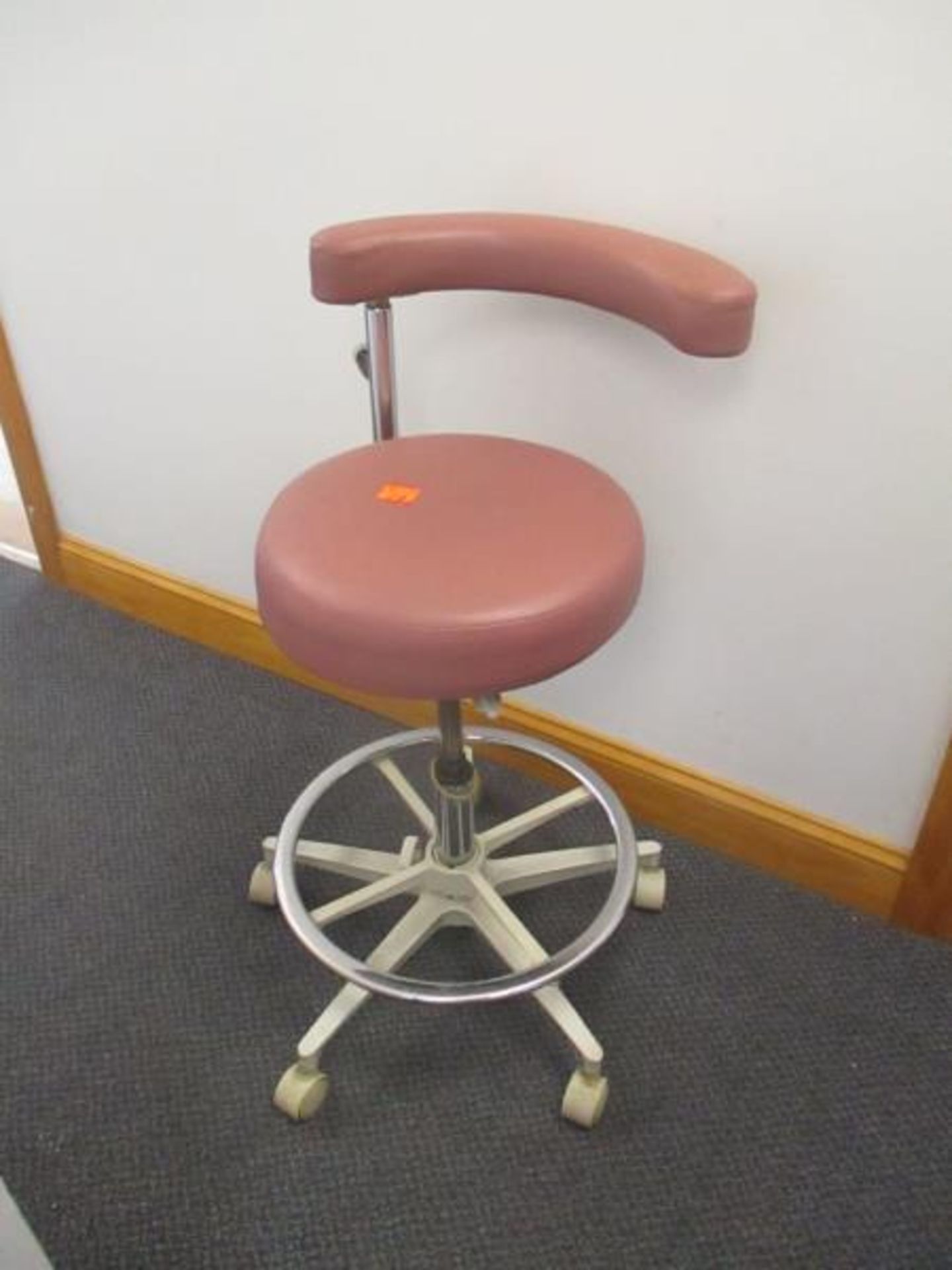 Dental Assistants Stool, Mauve, By Brewer, Model: 2042L - Image 2 of 3