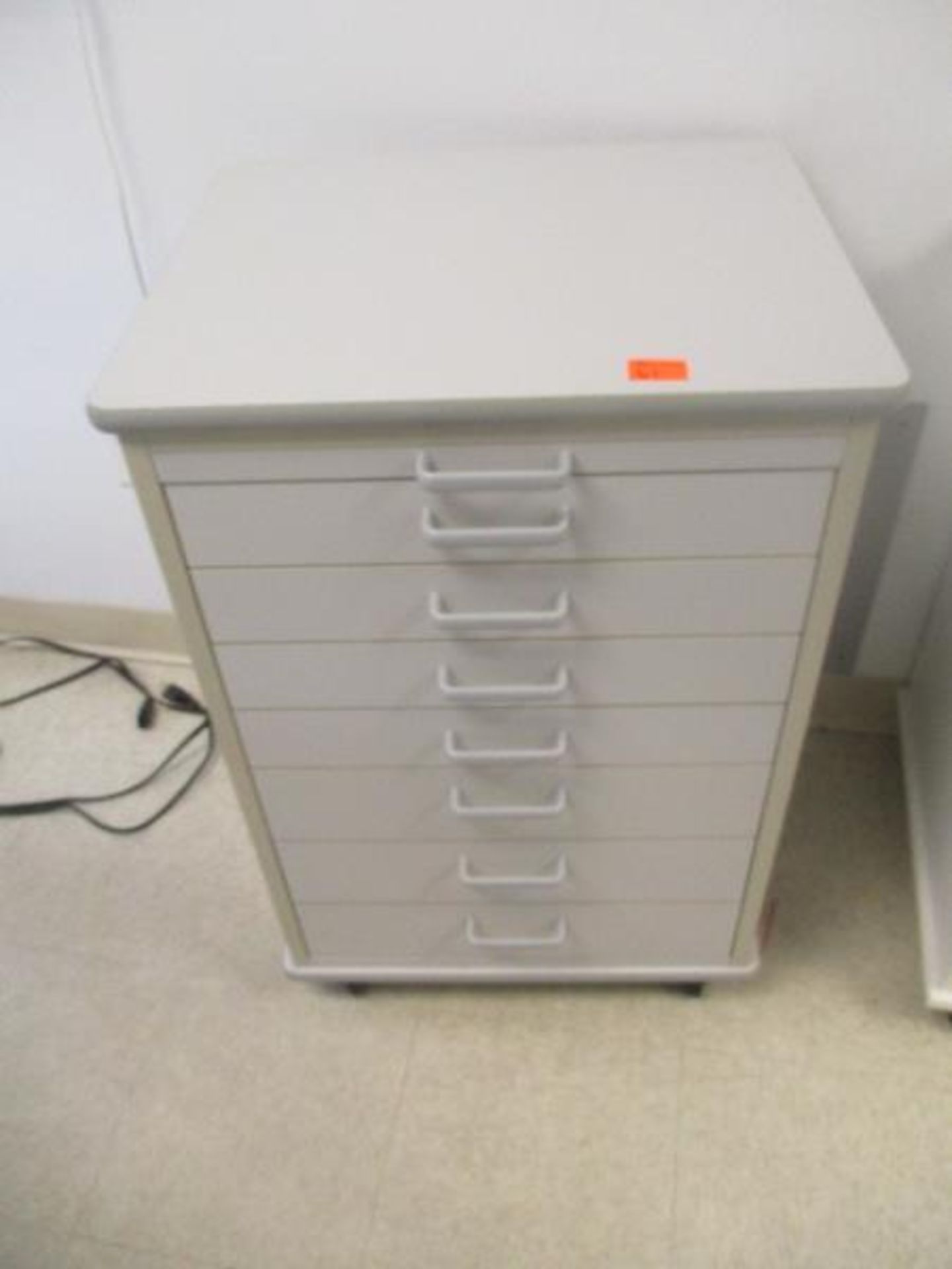 Dental Cabinet, Grey, 7 Drawer