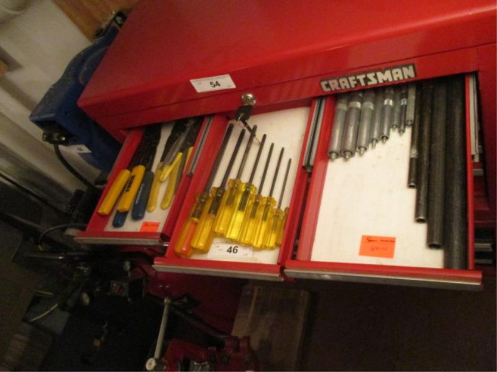 3 Drawers - Punches, Wire Strippers, Alan 800 Multi Angle Torq - Image 2 of 3