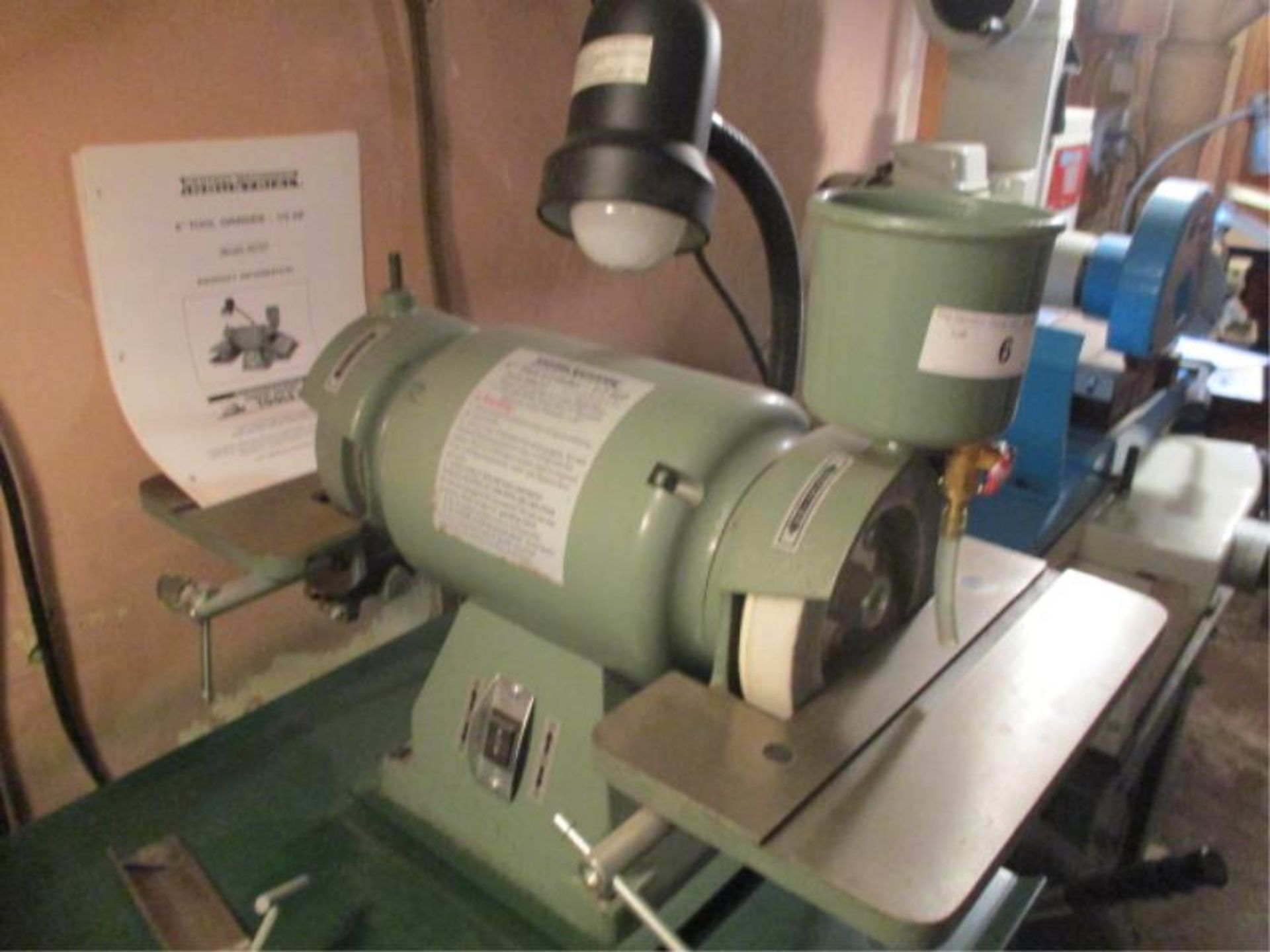 Tool Grinder, 6", 1/2 HP, By Central Machinery Industrial, Item #46727, Single Phase, 6" Max. - Image 2 of 5