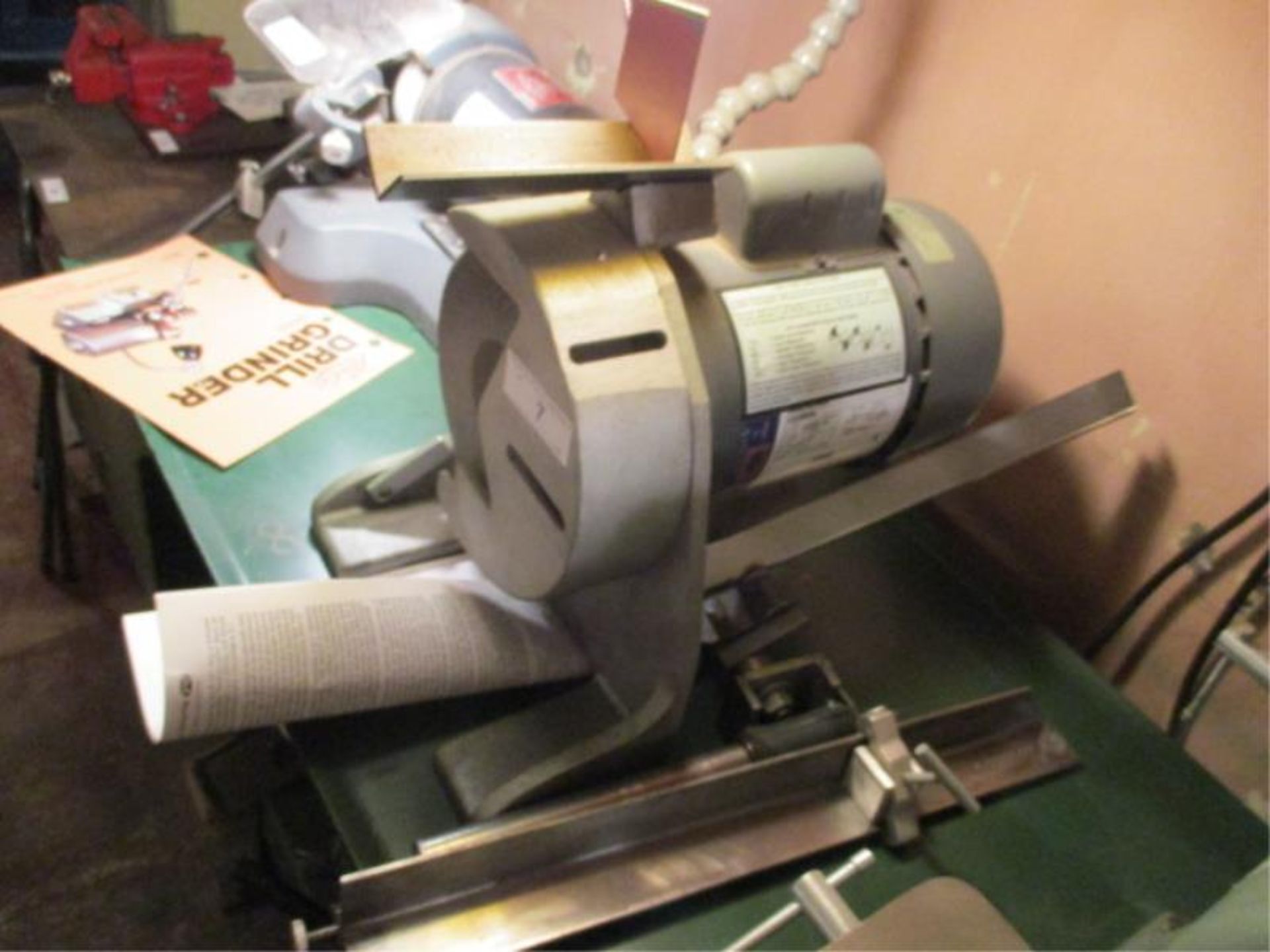 The Champ Grinder w/ Light, 1 HP, Single Phase, w/ 2 V-Channel Tool Holders, Positioners - Image 2 of 4