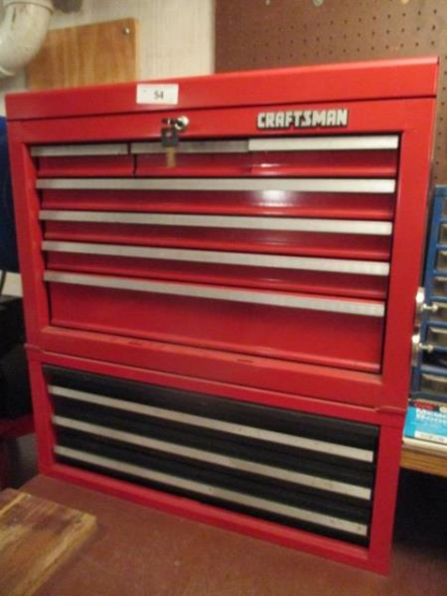 Craftsman Bench Top Tool Box w/ 10 Drawers & Lift Top Cover