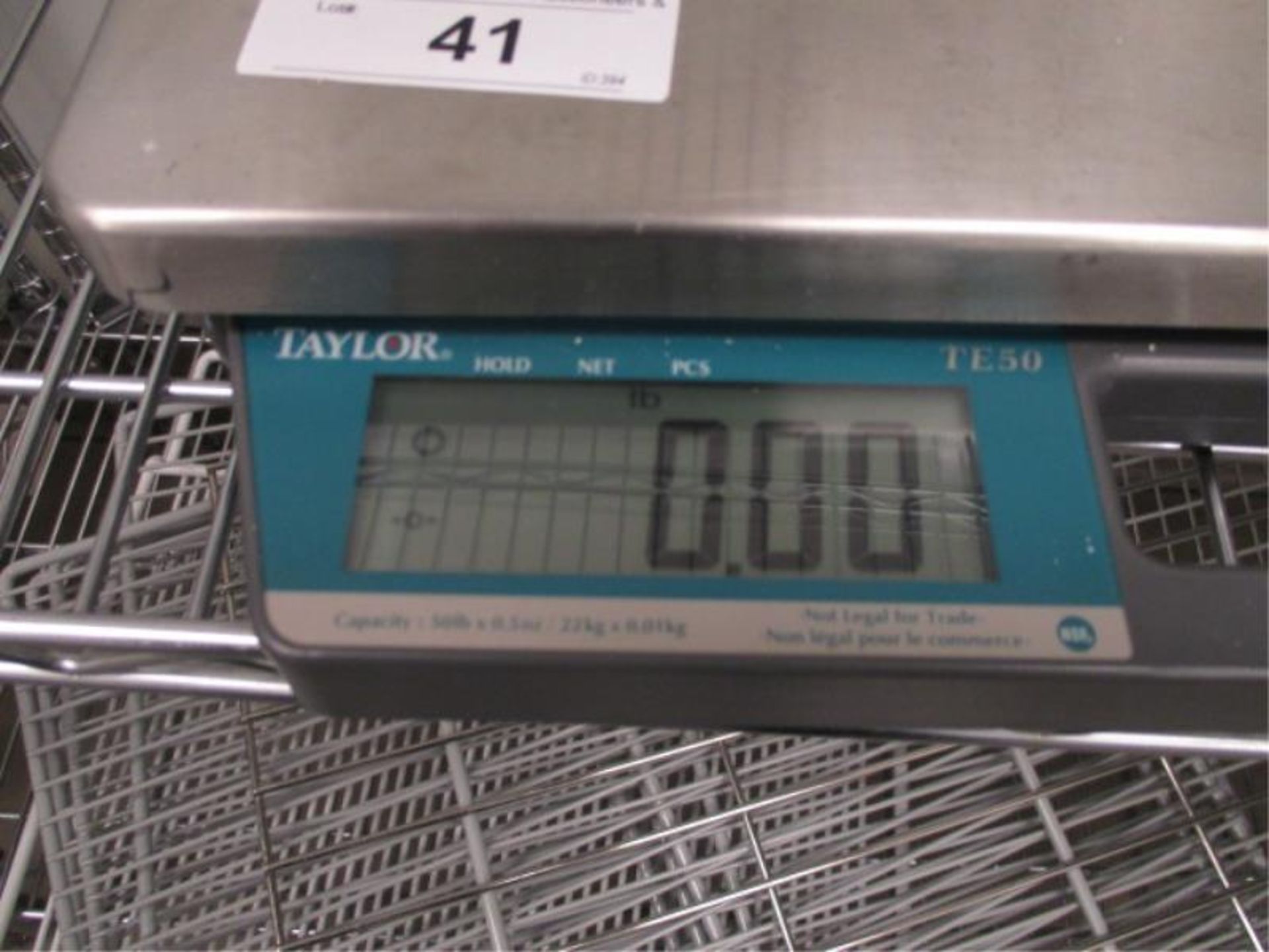 Taylor TE50 Portion Scale, 50 lbs Capacity - Image 2 of 2