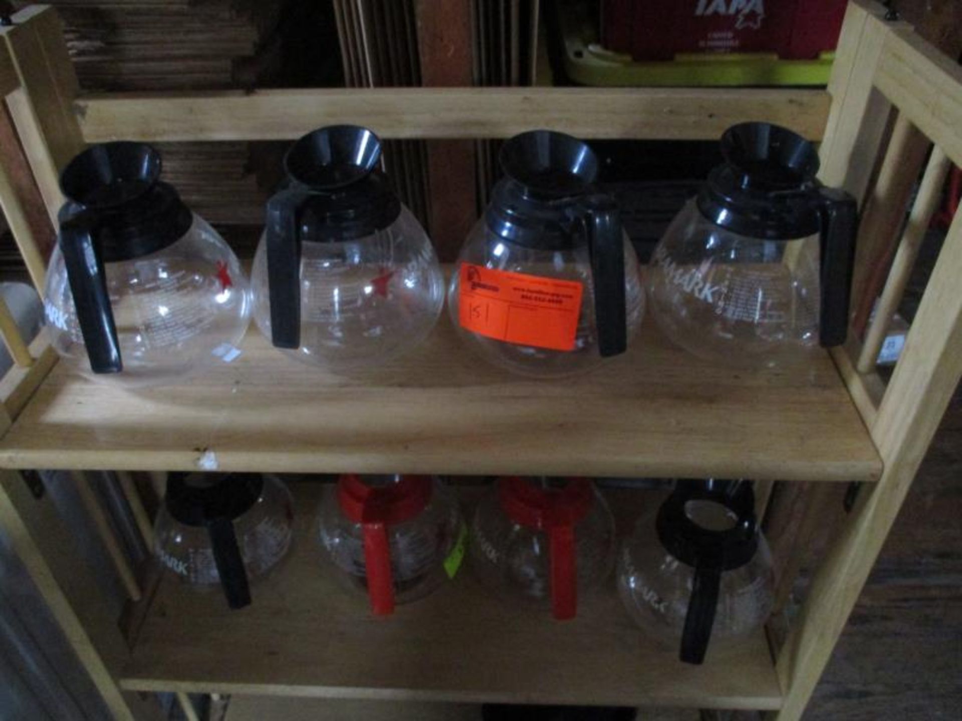 (8) Coffee Pots - 2 Decaf