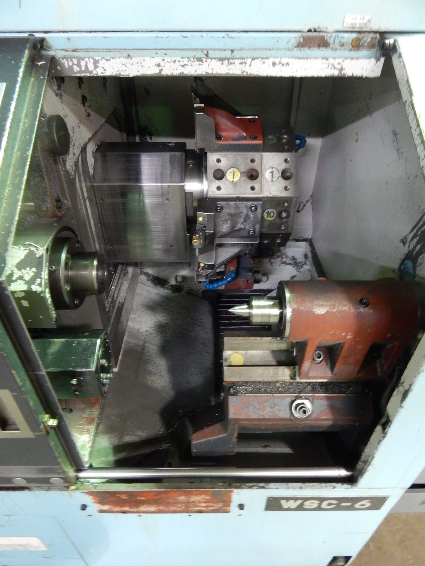 Warner & Swasey Model WSC-6 CNC Turning Center, s/n 1488326, Fanuc 0-T CNC Control, 1.85 In. - Image 4 of 8