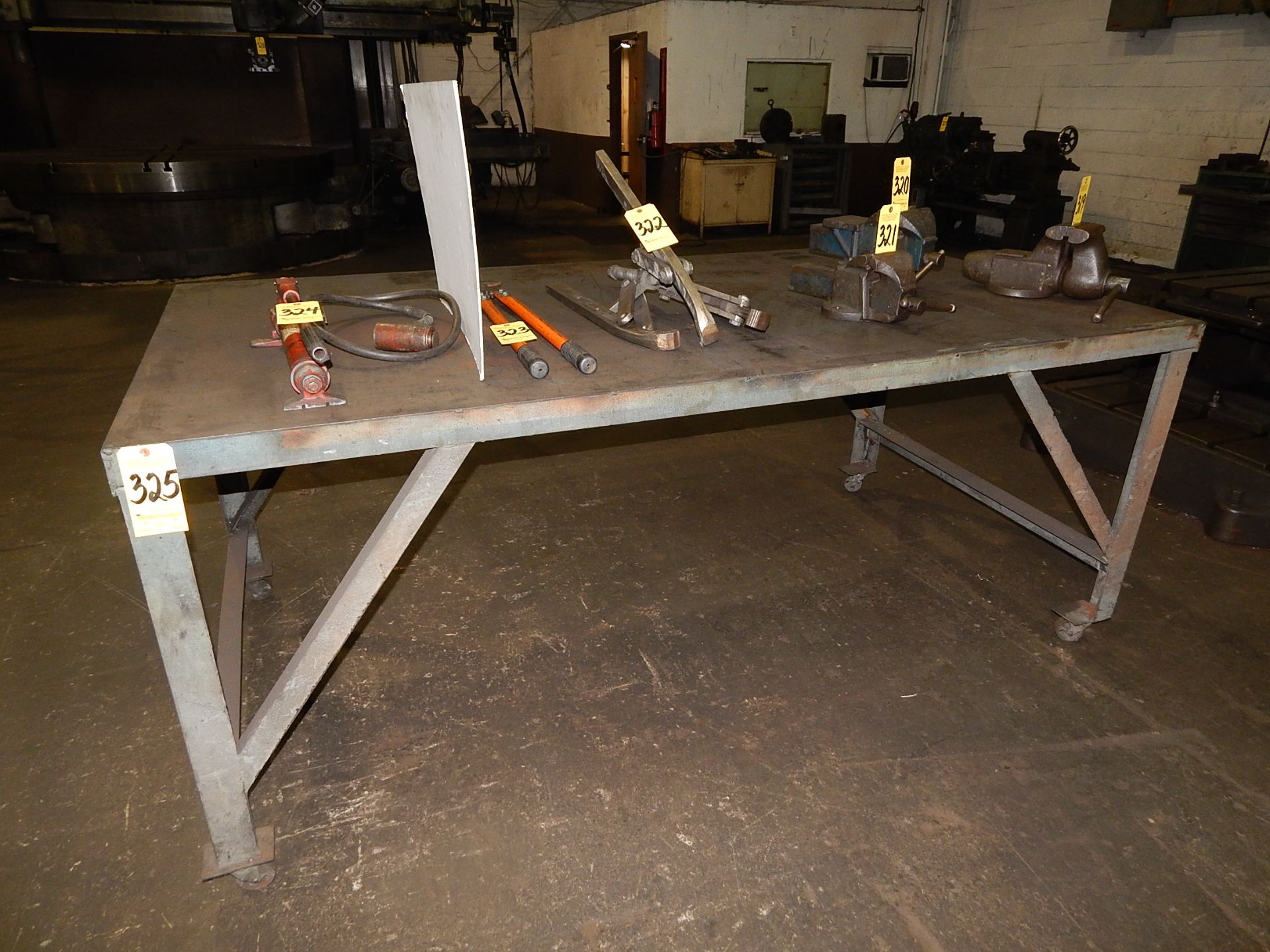 Shop Table on Casters, 48" x 93"