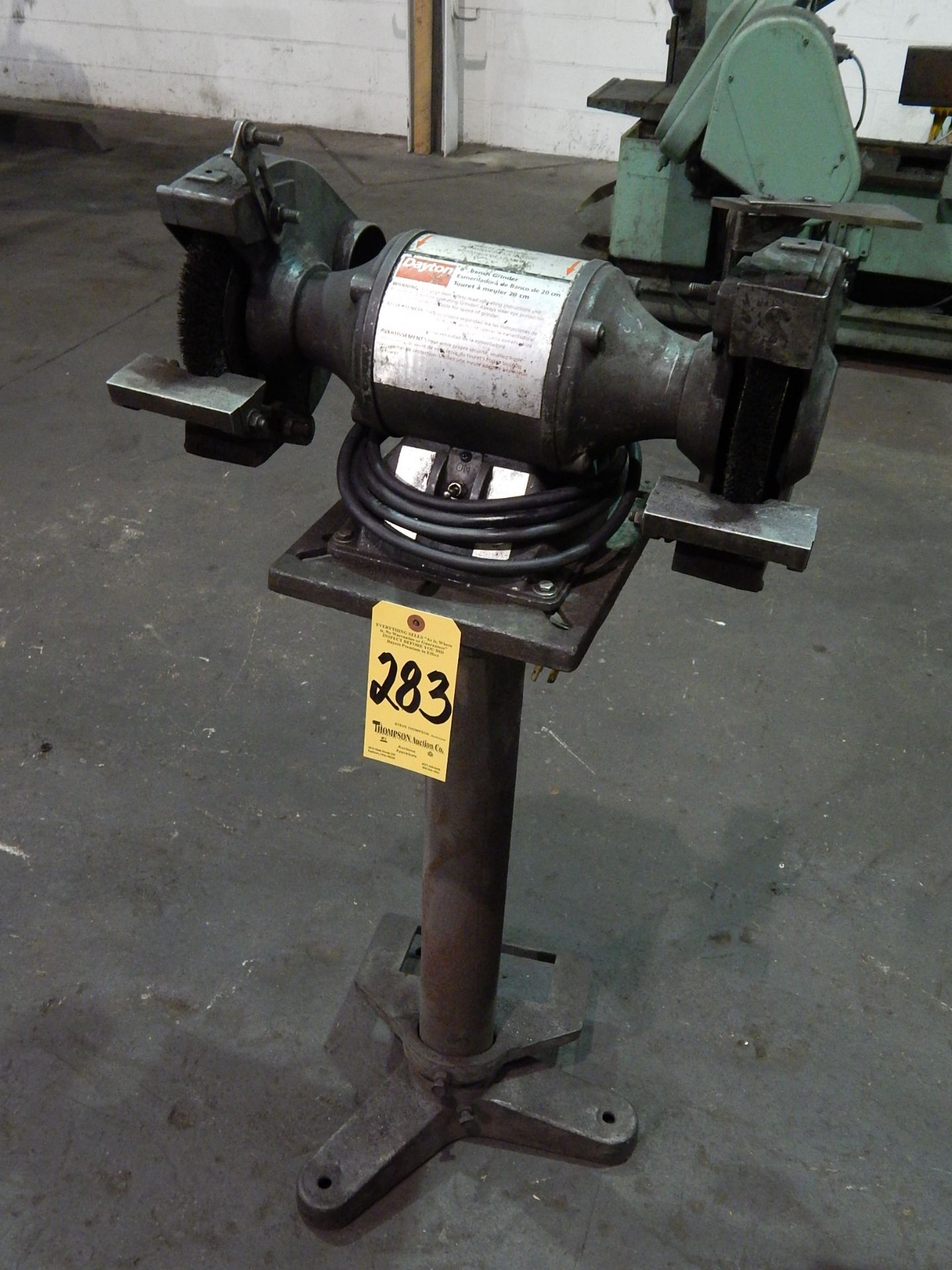 Dayton 8" Double End Pedestal Grinder