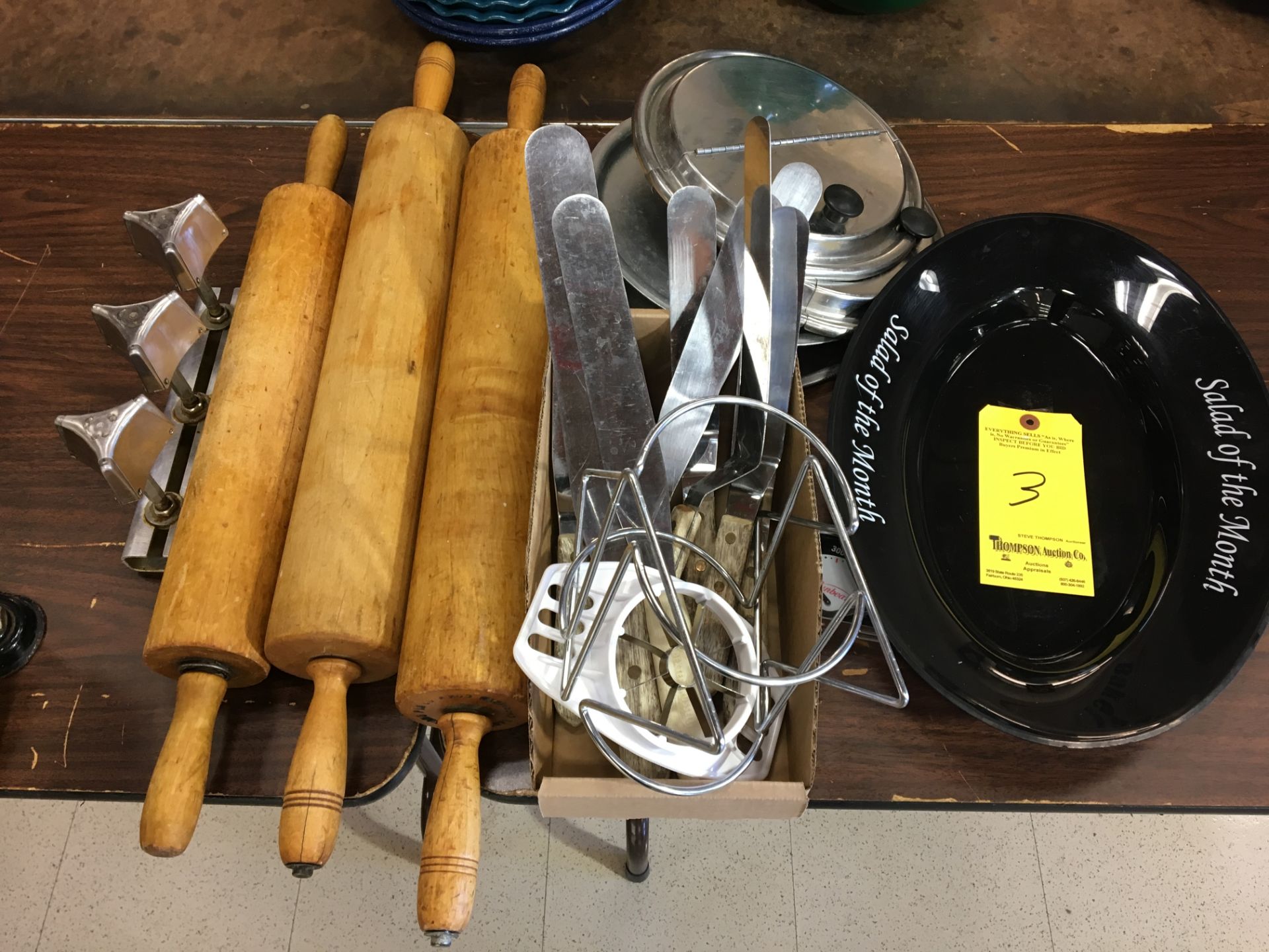 Misc. Cake Utensils, Dough Rollers