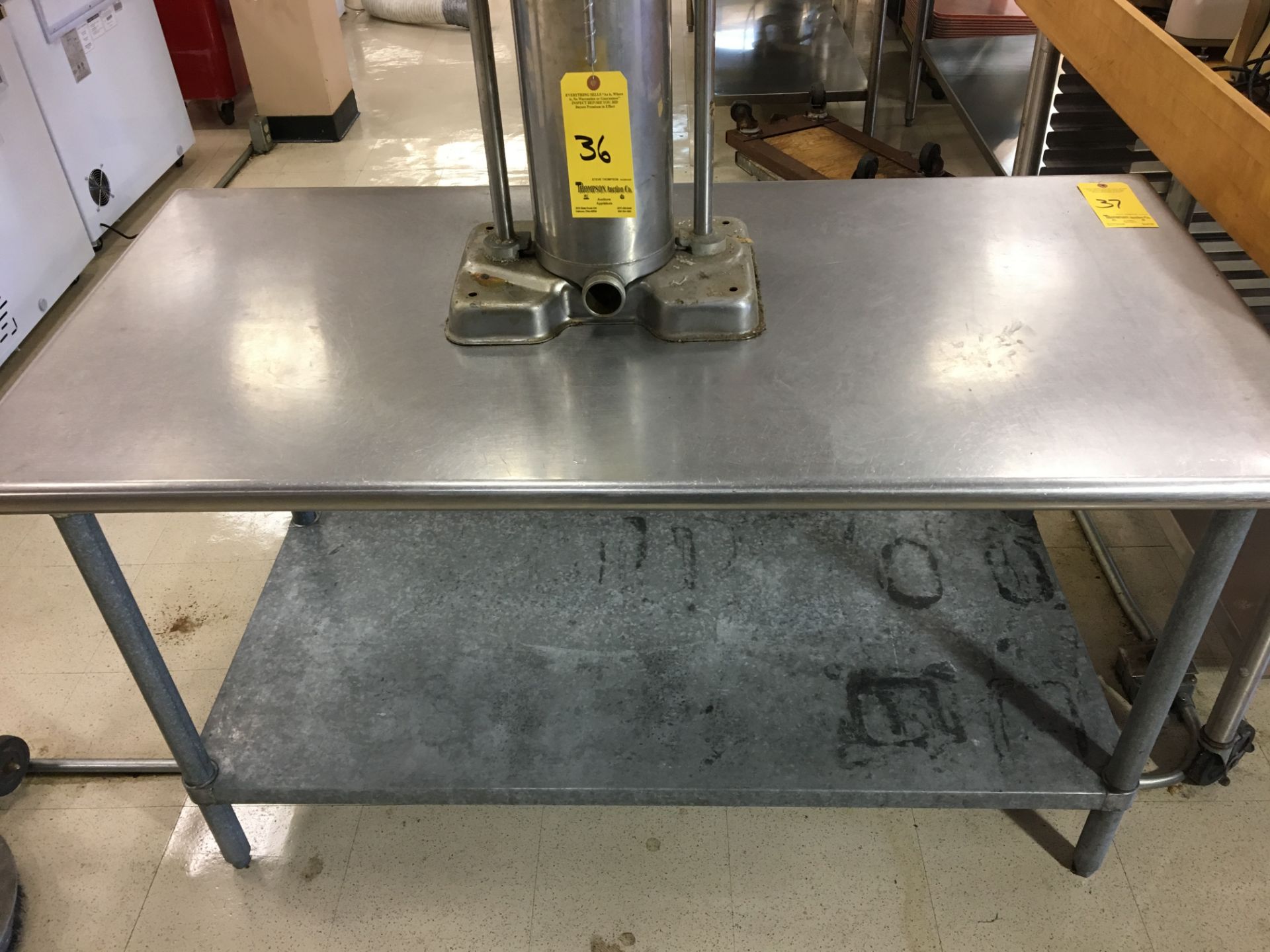 5' Stainless Work Table