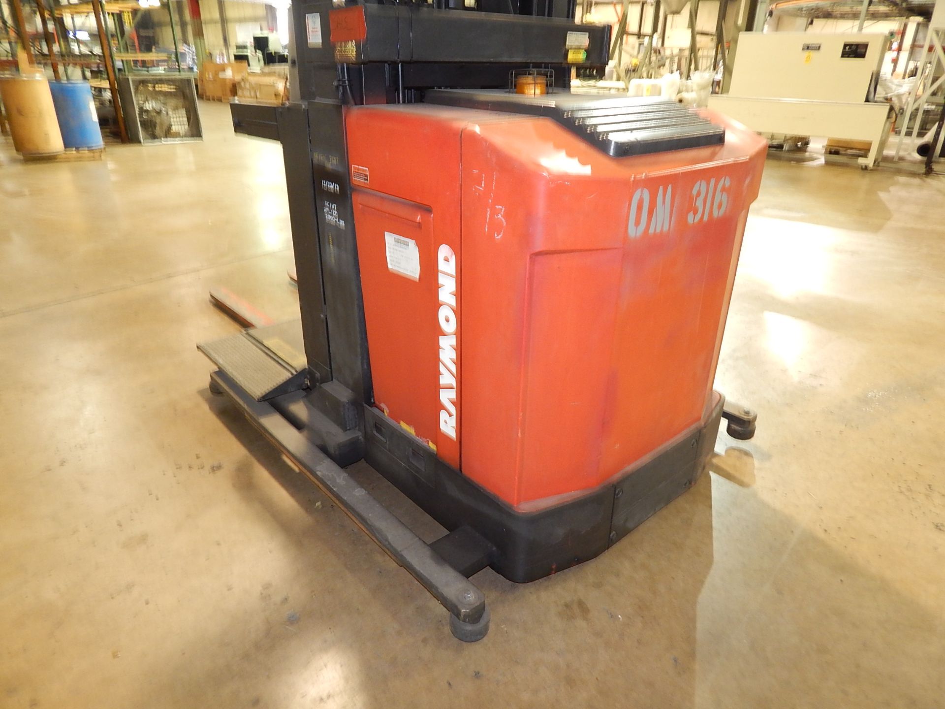 Raymond Model EASL-OPC30TT Order Picker Fork Lift, SN EASL-96-AE16720, 3,000 lb. cap., 3-Stage Mast, - Image 6 of 9