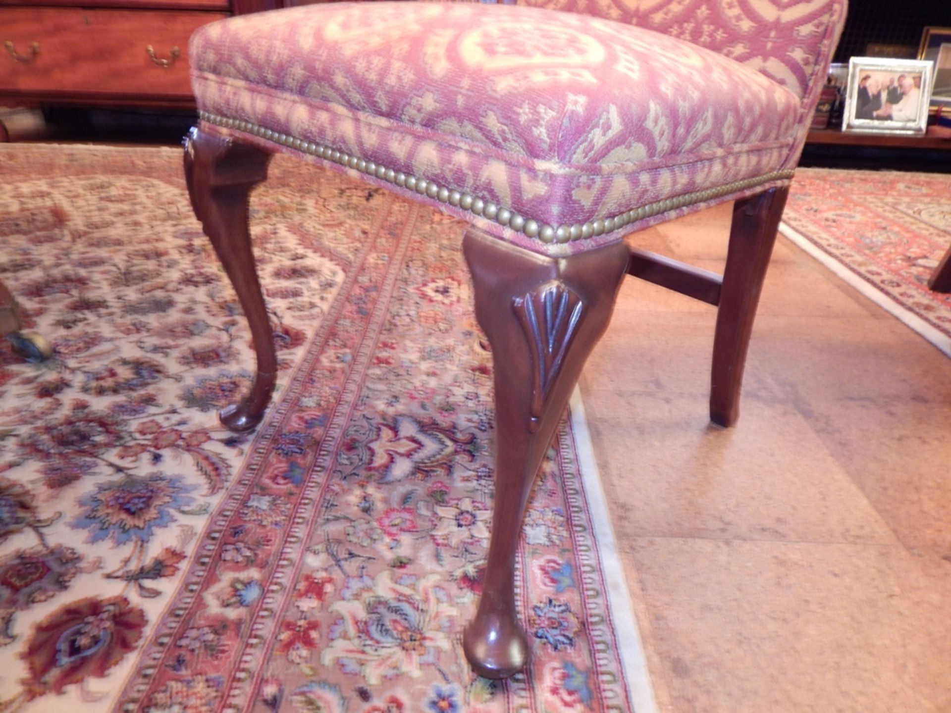 Mahogany Queen Anne Side Chair - Image 2 of 2