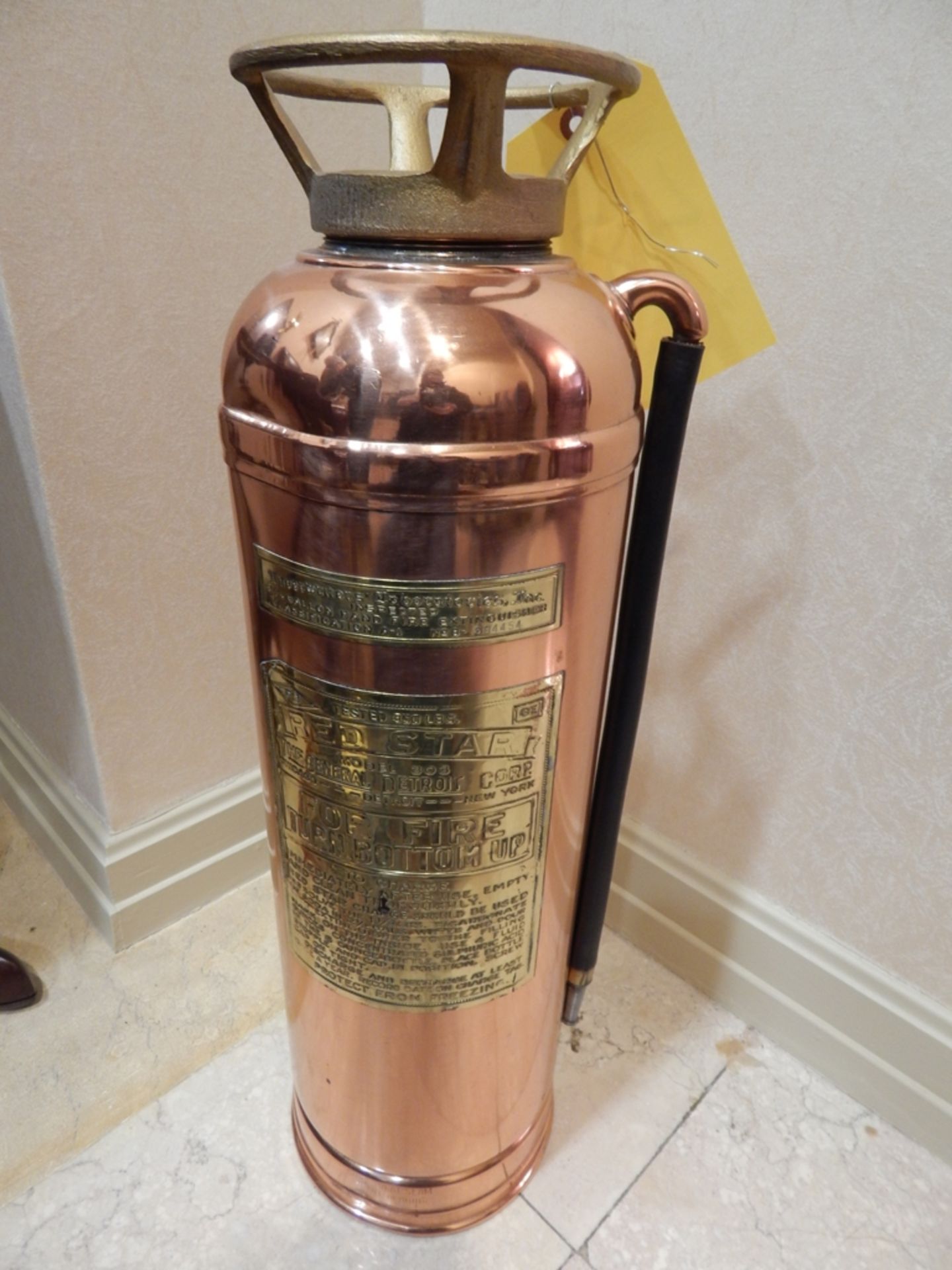 Copper Fire Extinguisher