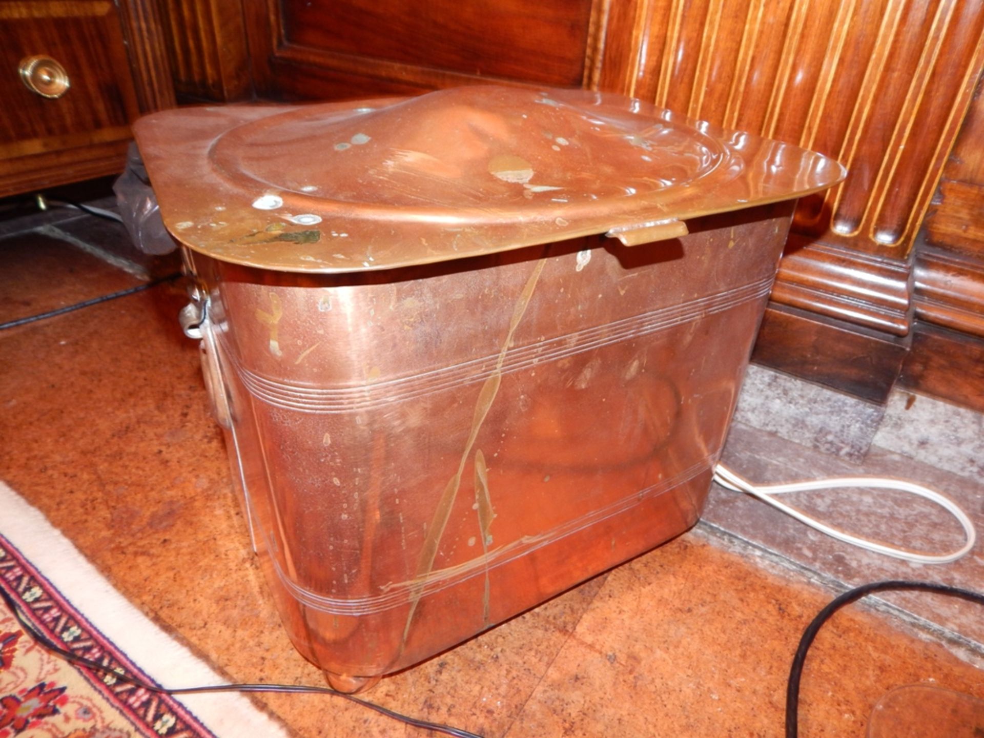 Copper Ash Bucket - Image 2 of 4
