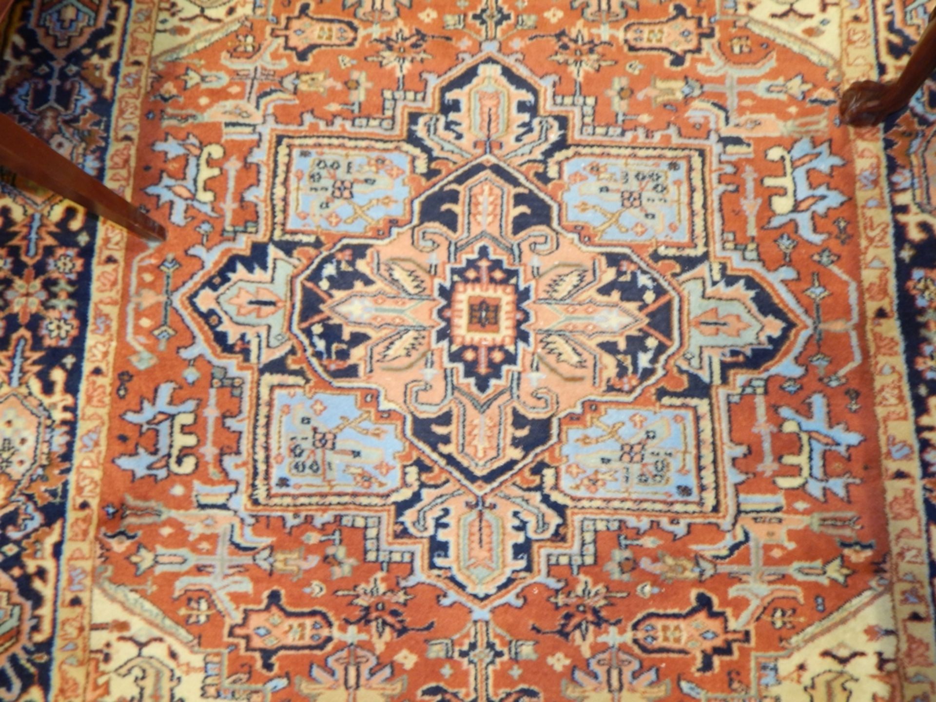 Oriental Area Rug 8'6" x 7' 1" - Image 2 of 2