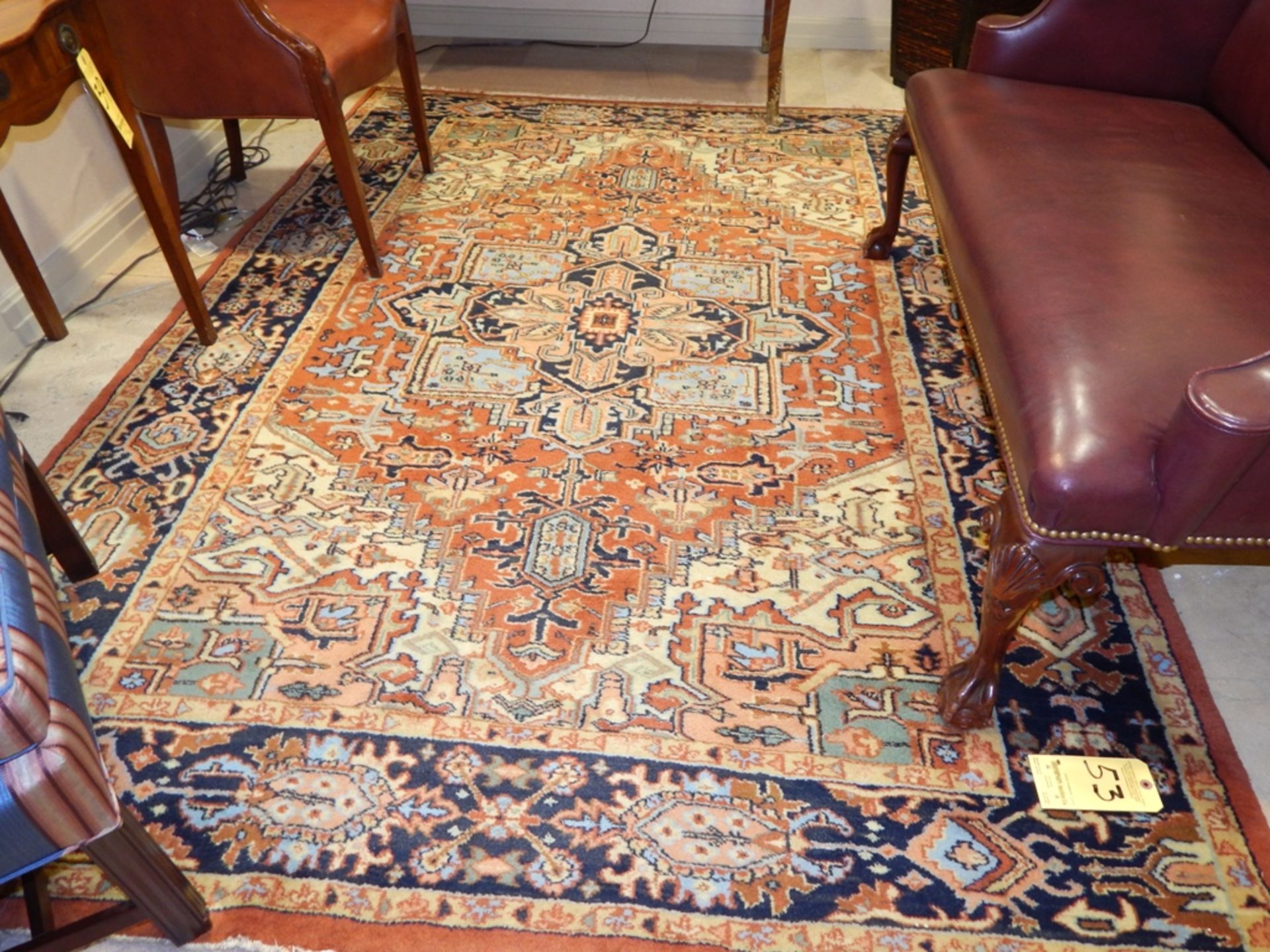 Oriental Area Rug 8'6" x 7' 1"