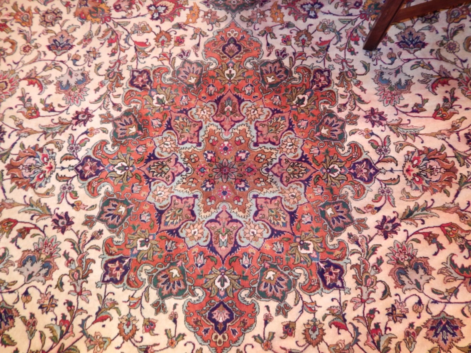 Oriental Area Rug, 12'9" x 9'9" - Image 3 of 4