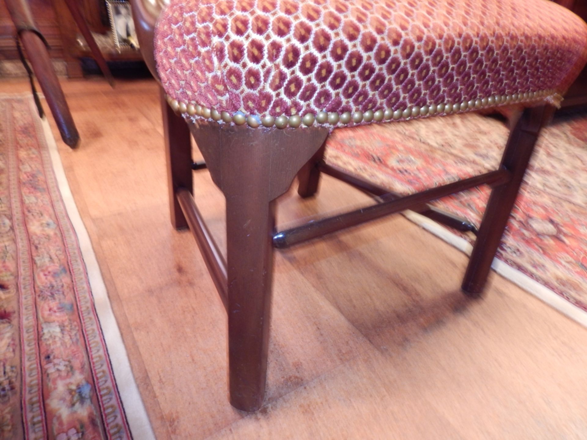 Mahogany Harp-Backed Chairs, possibly Chippendale - Image 3 of 3